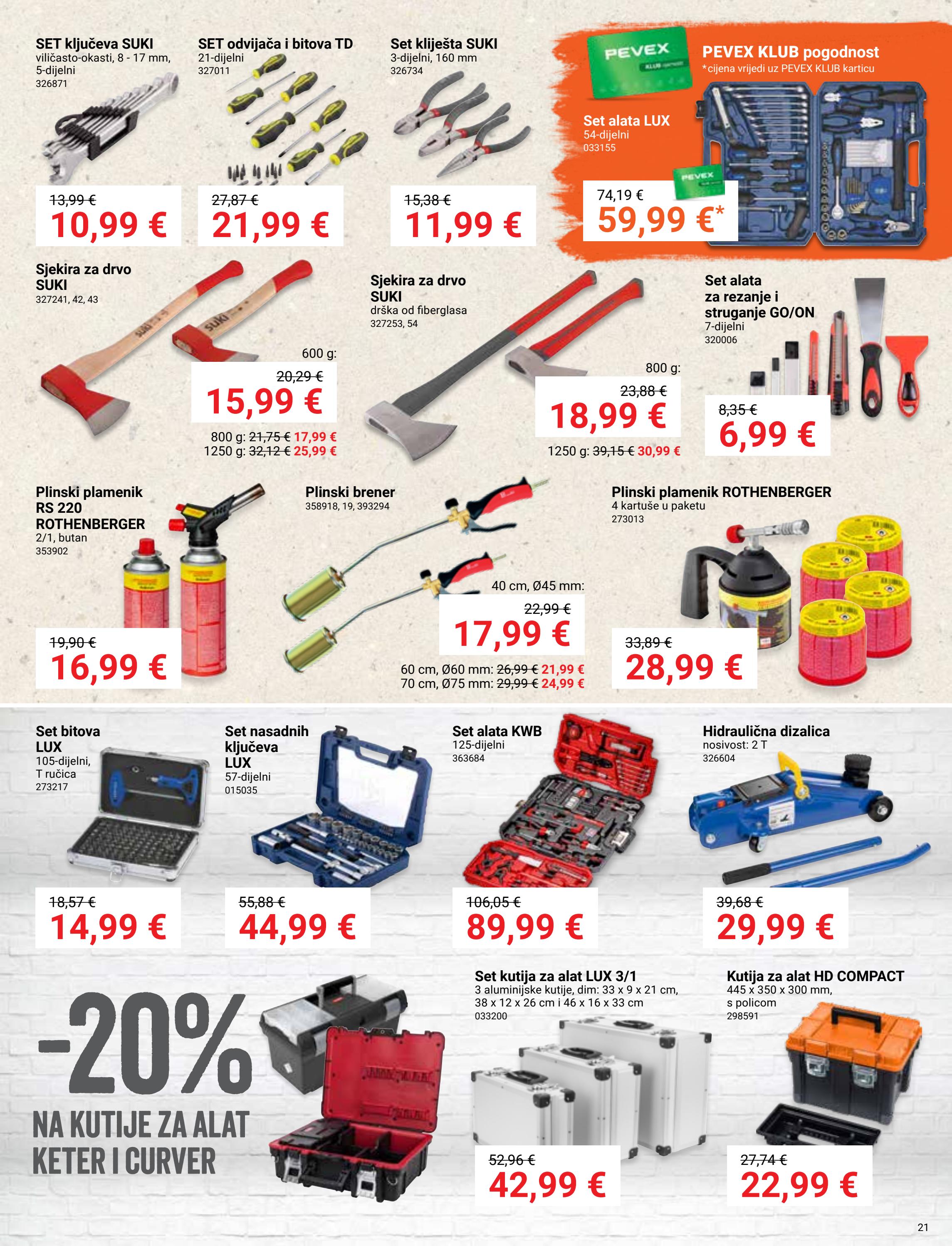 pevex - Pevex katalog vrijedi od 03.04. do 28.04. - page: 21 pevex - Pevex katalog vrijedi od 03.04. do 28.04. - page: 21
