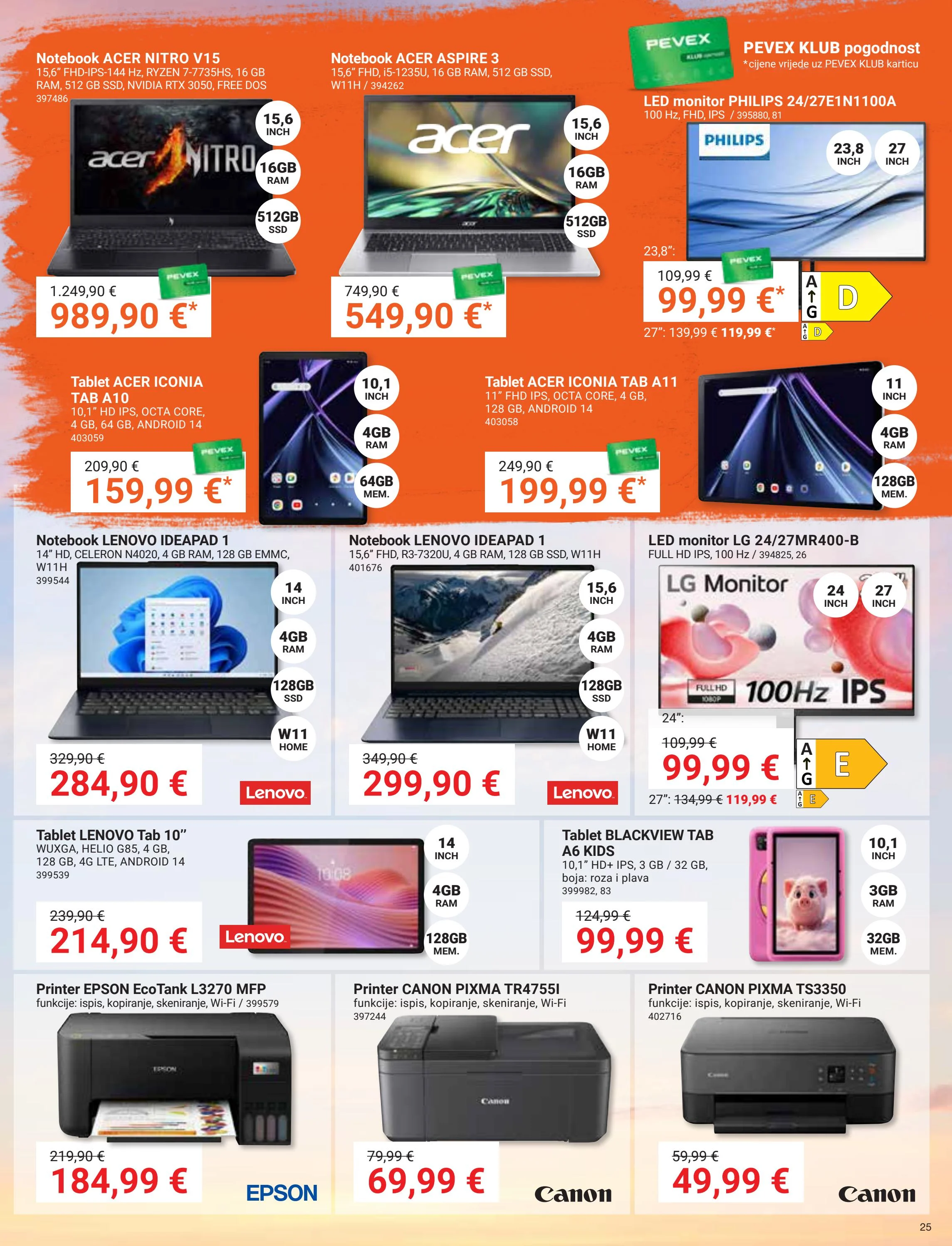 pevex - Prelistajte ovaj Pevex katalog, vrijedi od 29.05. do 23.06. - page: 25 pevex - Prelistajte ovaj Pevex katalog, vrijedi od 29.05. do 23.06. - page: 25