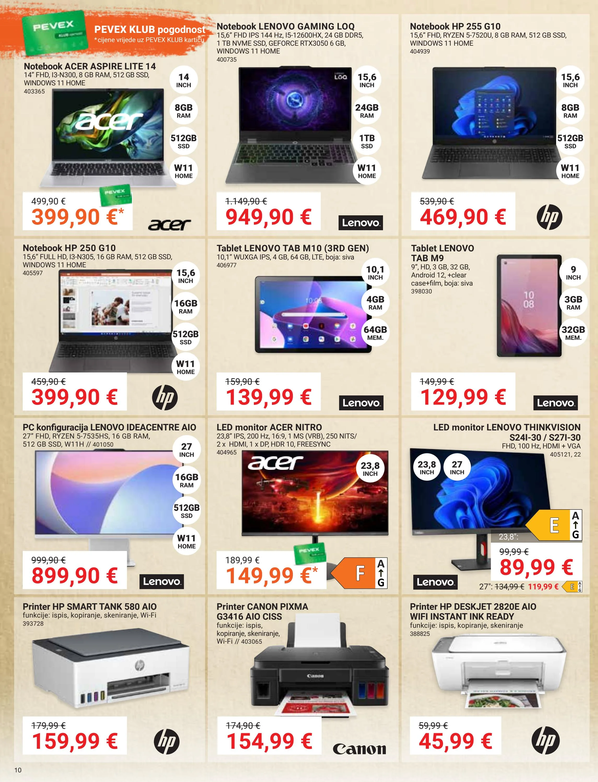 pevex - Prelistajte katalog Pevex, vrijedi od 23.10. do 17.11. - page: 10