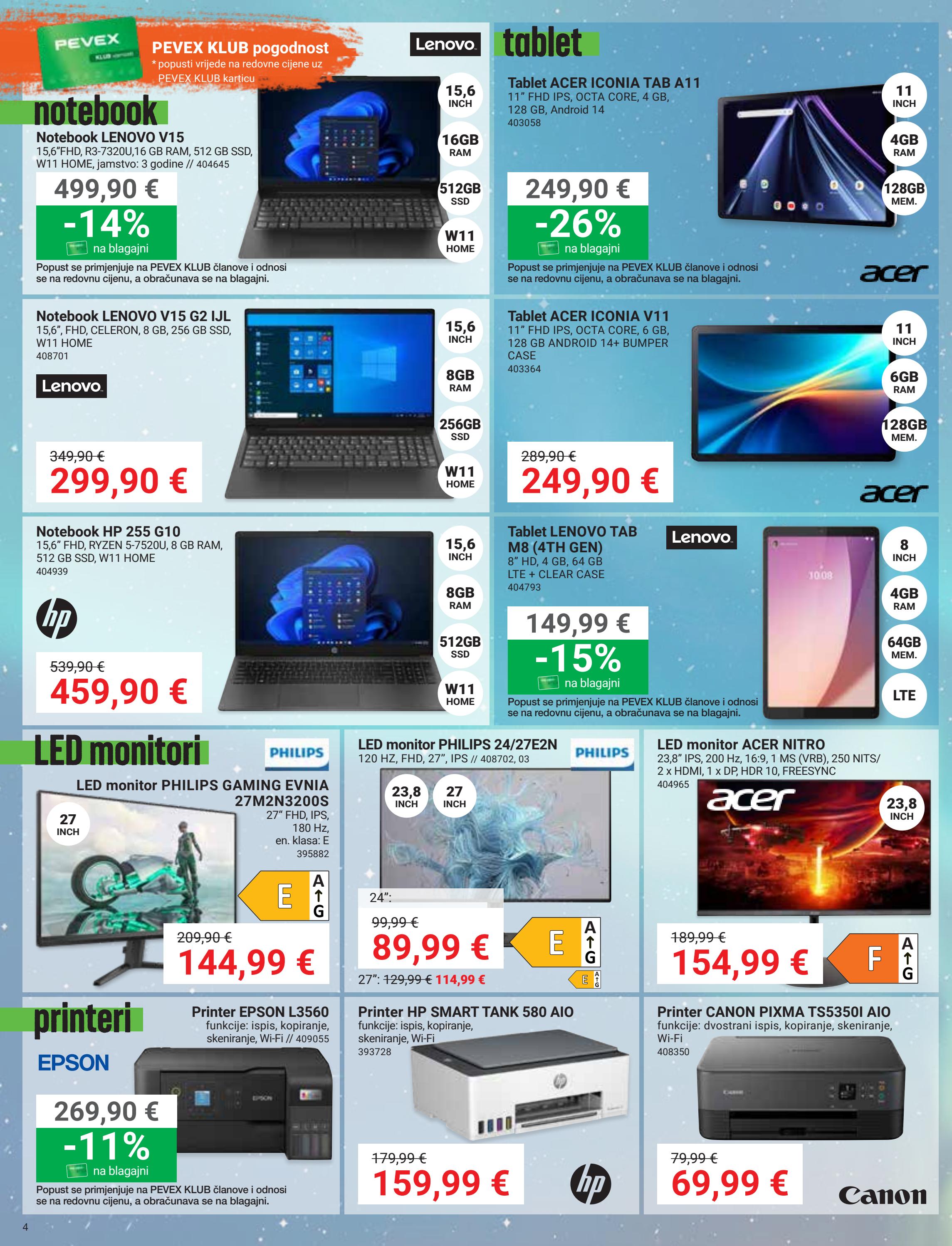 pevex - Prelistajte katalog Pevex, vrijedi od 08.01. do 02.02. - page: 4