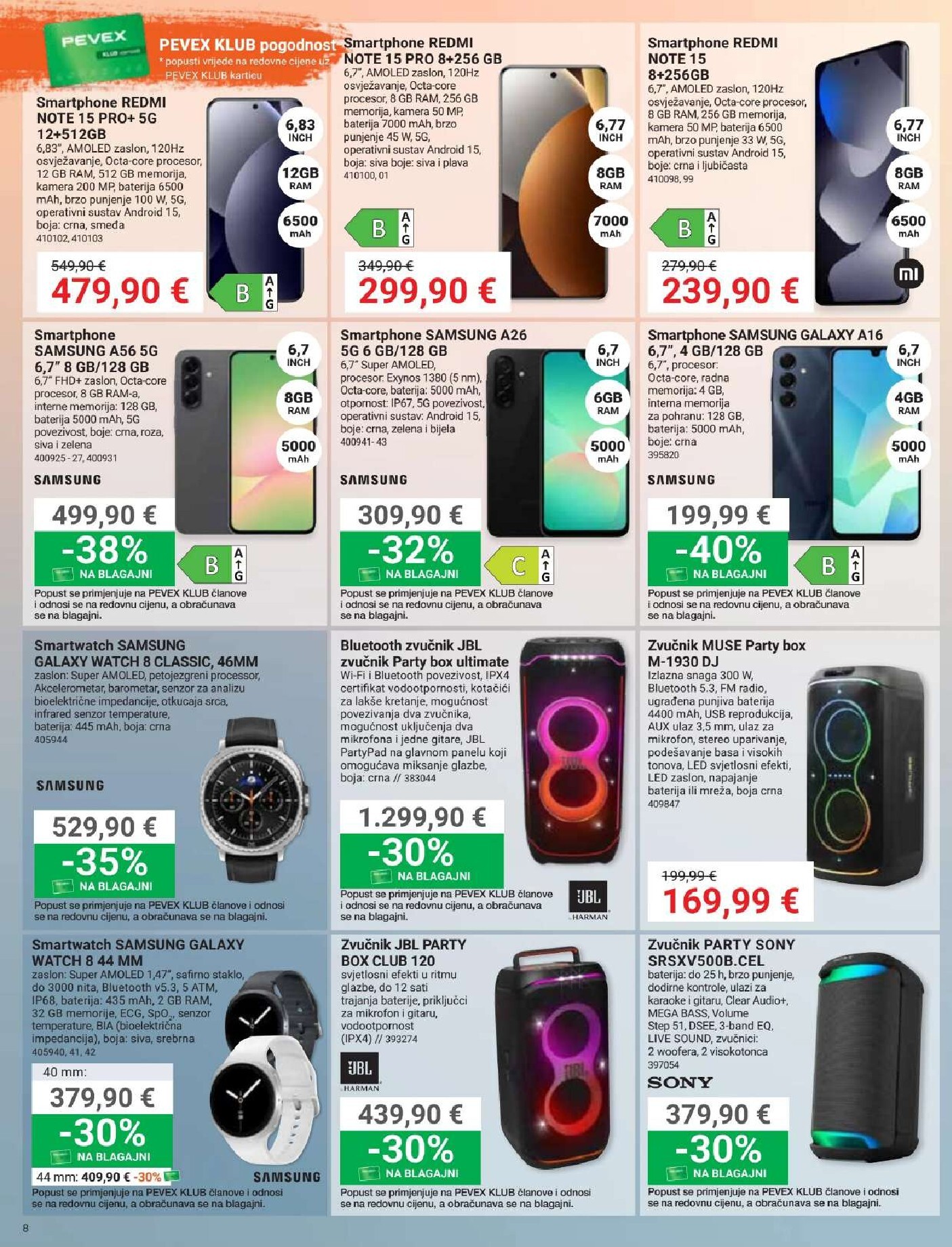 pevex - Prelistajte katalog Pevex, vrijedi od 05.03.2026 do 30.03.2026 - page: 8