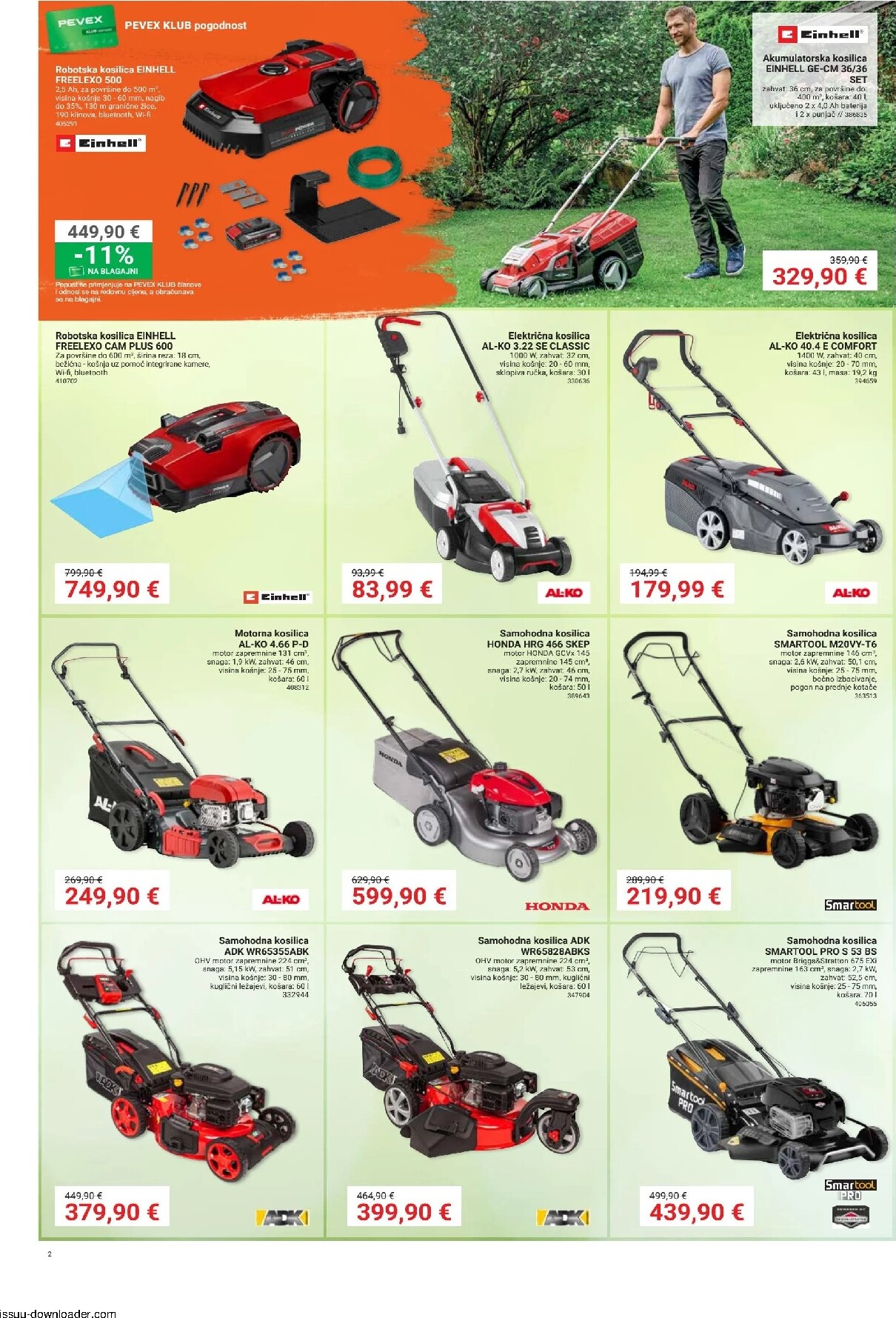 pevex - Aktualni Pevex - Vrtna tehnika katalog vrijedi od četvrtka 07.05.2026 do ponedjeljka 08.06.2026 - page: 2