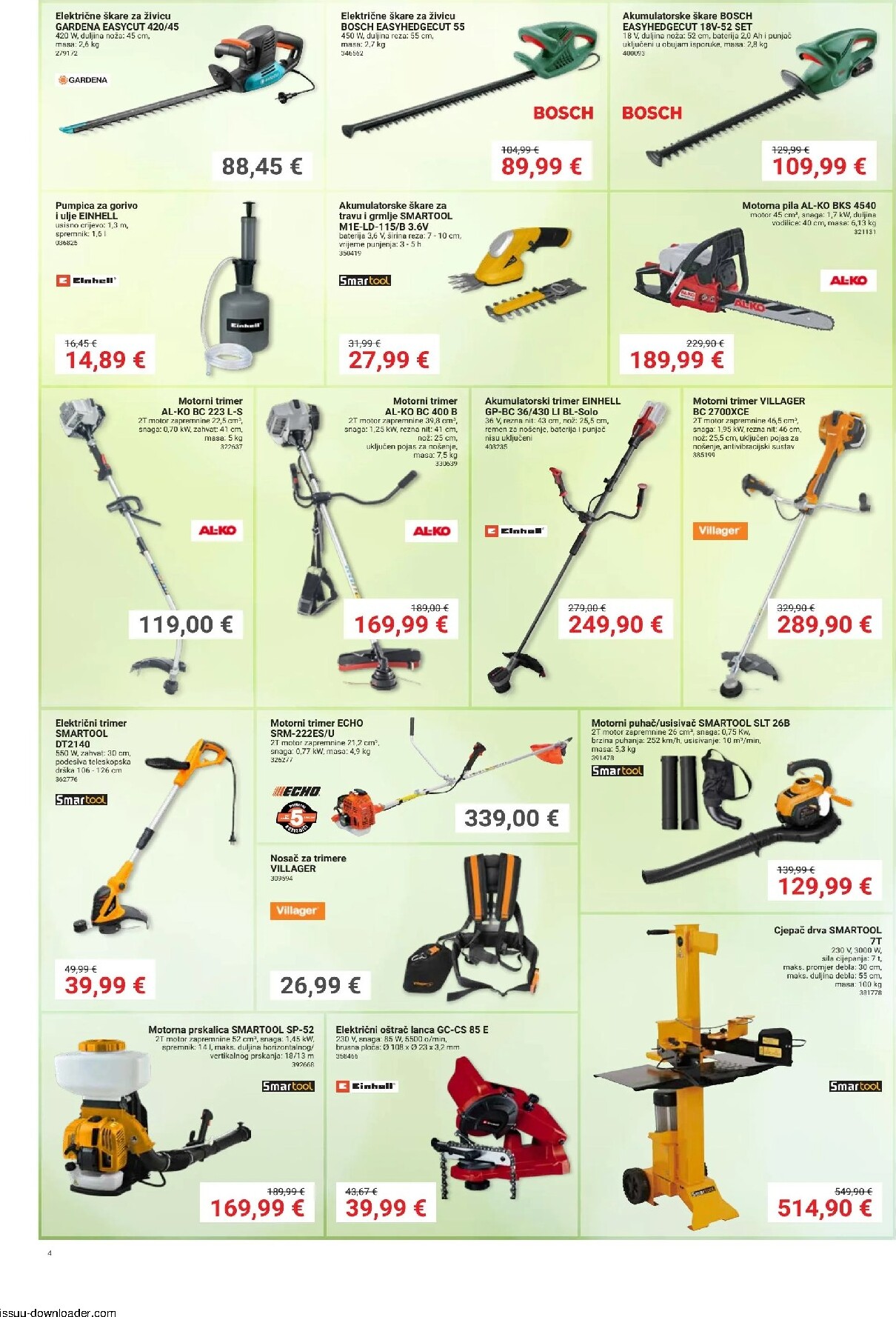 pevex - Aktualni Pevex - Vrtna tehnika katalog vrijedi od četvrtka 07.05.2026 do ponedjeljka 08.06.2026 - page: 4