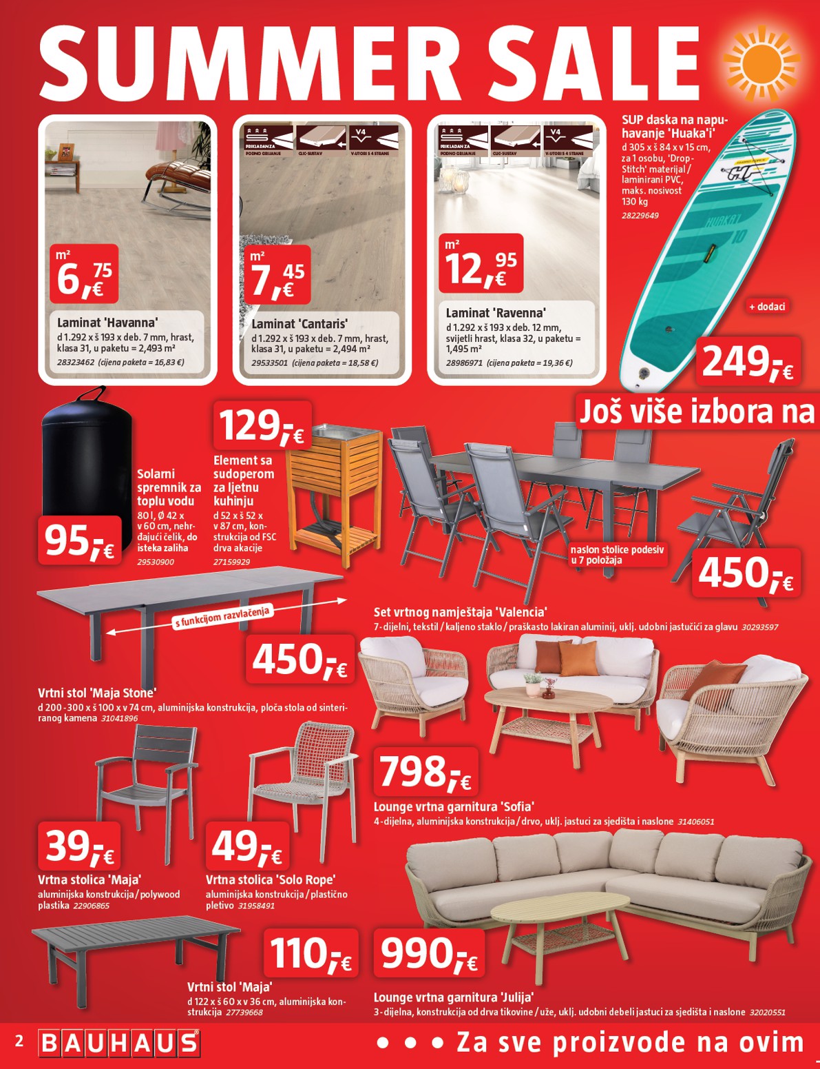 bauhaus - Prelistajte katalog BAUHAUS, vrijedi od 31.07. do 03.09. - page: 2 bauhaus - Prelistajte katalog BAUHAUS, vrijedi od 31.07. do 03.09. - page: 2