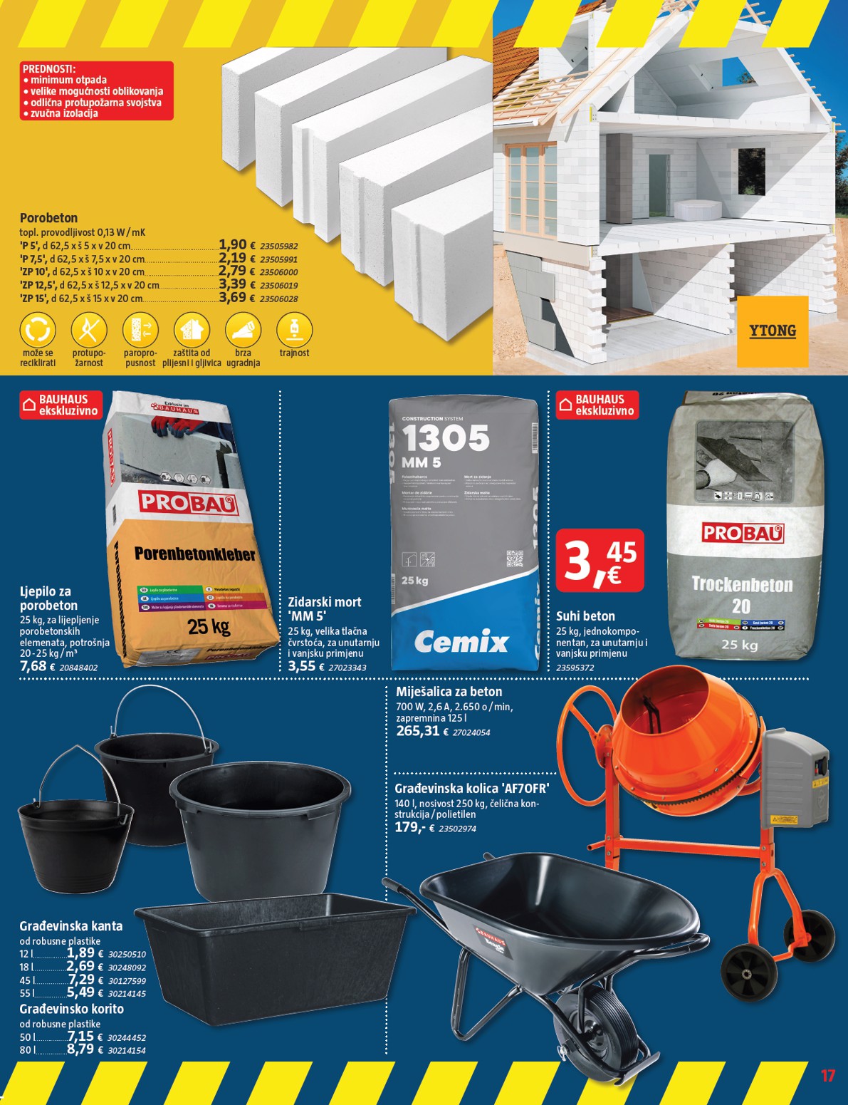 bauhaus - Prelistajte katalog BAUHAUS, vrijedi od 31.07. do 03.09. - page: 17 bauhaus - Prelistajte katalog BAUHAUS, vrijedi od 31.07. do 03.09. - page: 17