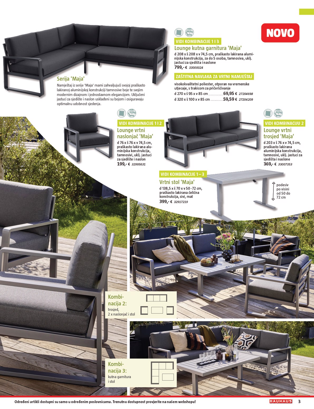 bauhaus - Prelistajte katalog BAUHAUS - Vrtni namještaj 2026, vrijedi od 26.03.2026 do 30.06.2026 - page: 3