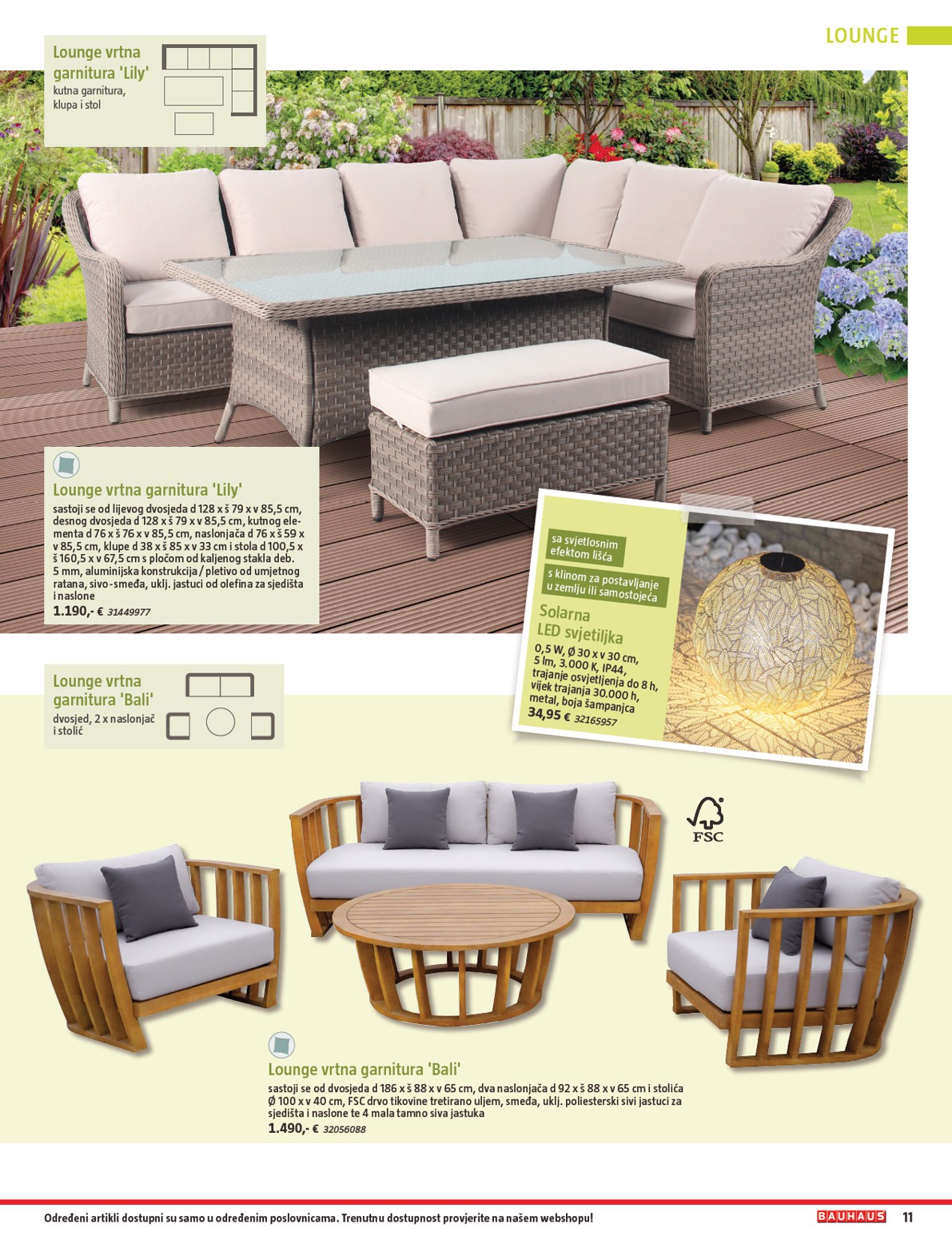bauhaus - Prelistajte katalog BAUHAUS - Vrtni namještaj 2026, vrijedi od 26.03.2026 do 30.06.2026 - page: 11