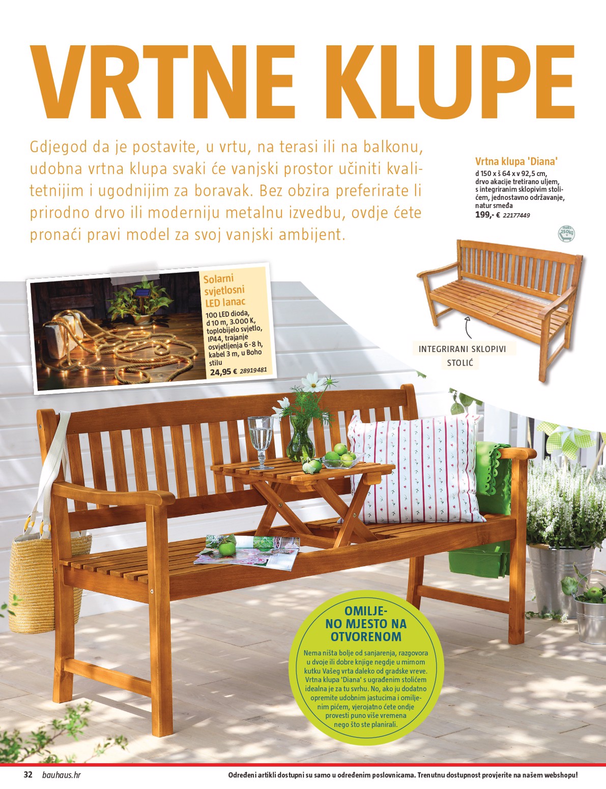 bauhaus - Prelistajte katalog BAUHAUS - Vrtni namještaj 2026, vrijedi od 26.03.2026 do 30.06.2026 - page: 32