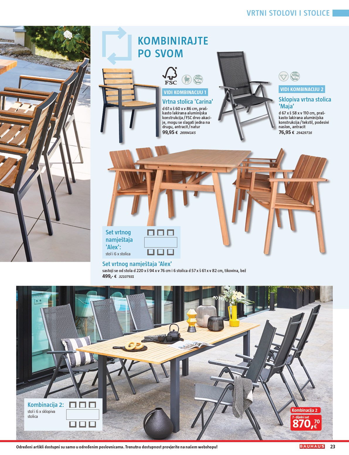 bauhaus - Prelistajte katalog BAUHAUS - Vrtni namještaj 2026, vrijedi od 26.03.2026 do 30.06.2026 - page: 23