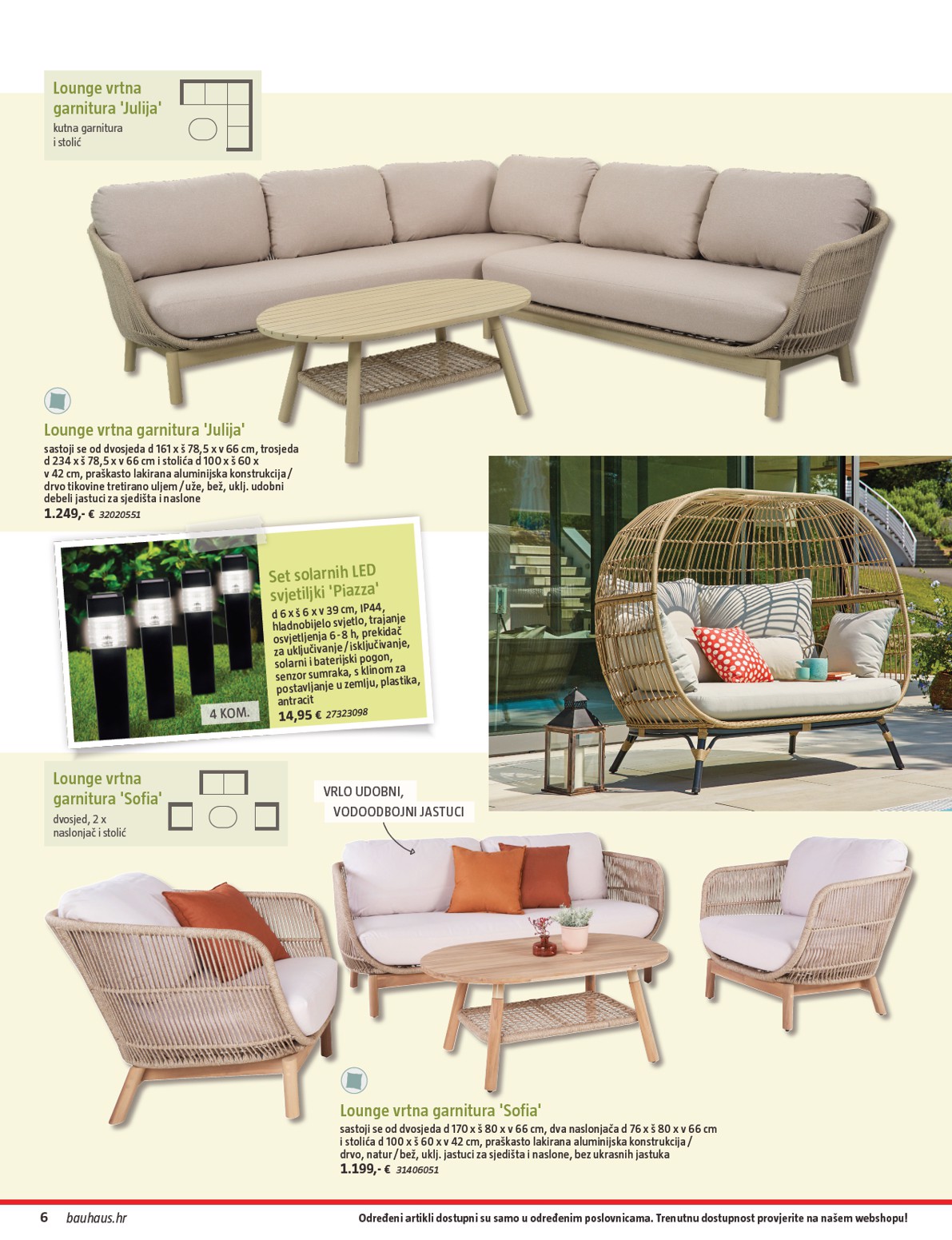 bauhaus - Prelistajte katalog BAUHAUS - Vrtni namještaj 2026, vrijedi od 26.03.2026 do 30.06.2026 - page: 6