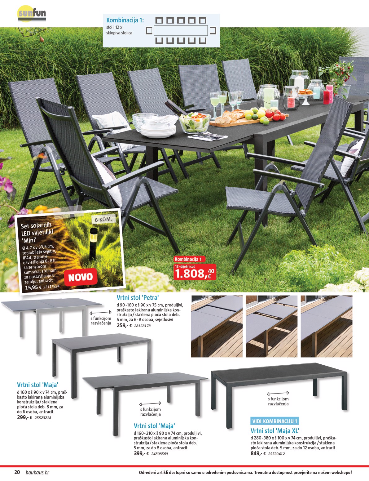 bauhaus - Prelistajte katalog BAUHAUS - Vrtni namještaj 2026, vrijedi od 26.03.2026 do 30.06.2026 - page: 20