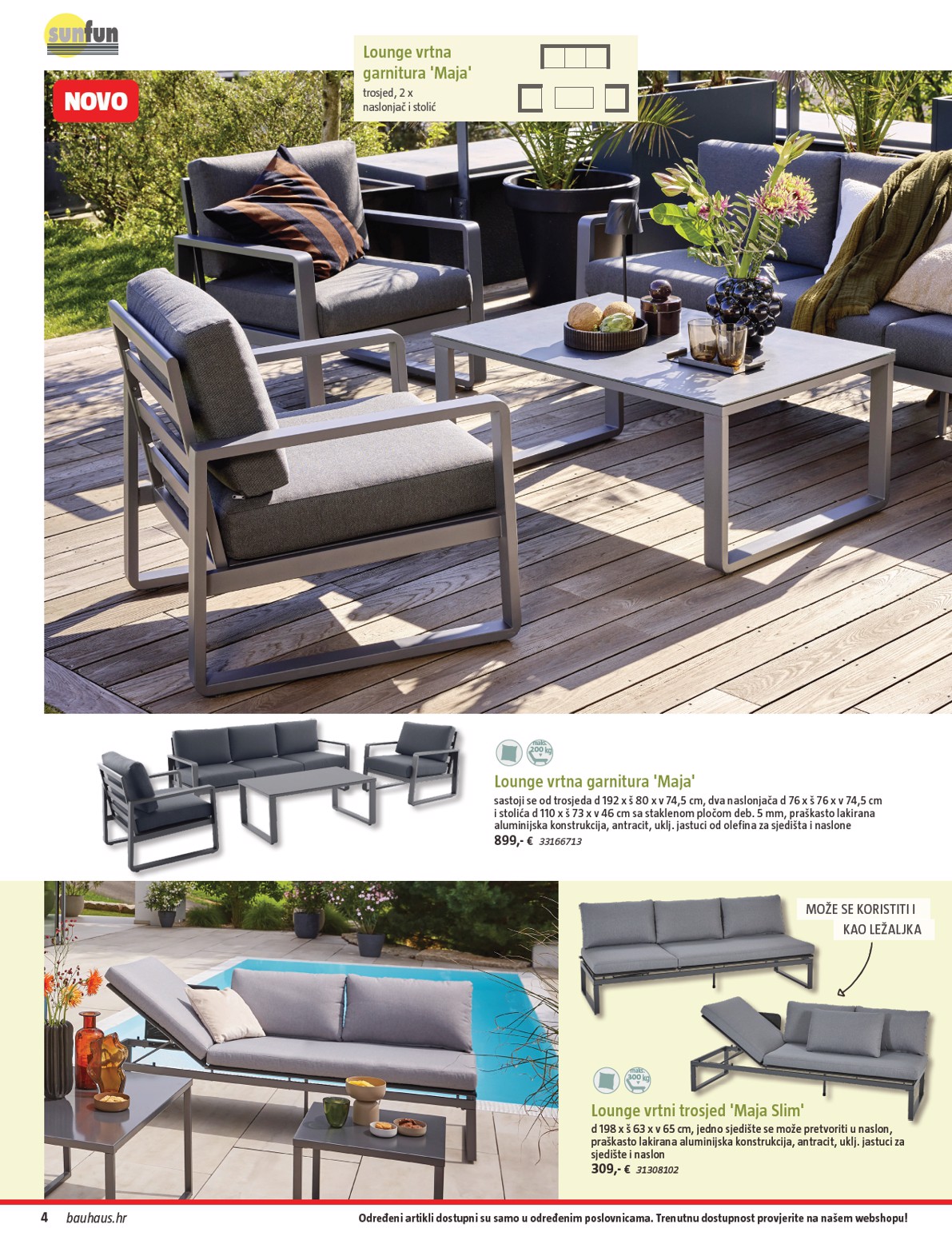 bauhaus - Prelistajte katalog BAUHAUS - Vrtni namještaj 2026, vrijedi od 26.03.2026 do 30.06.2026 - page: 4