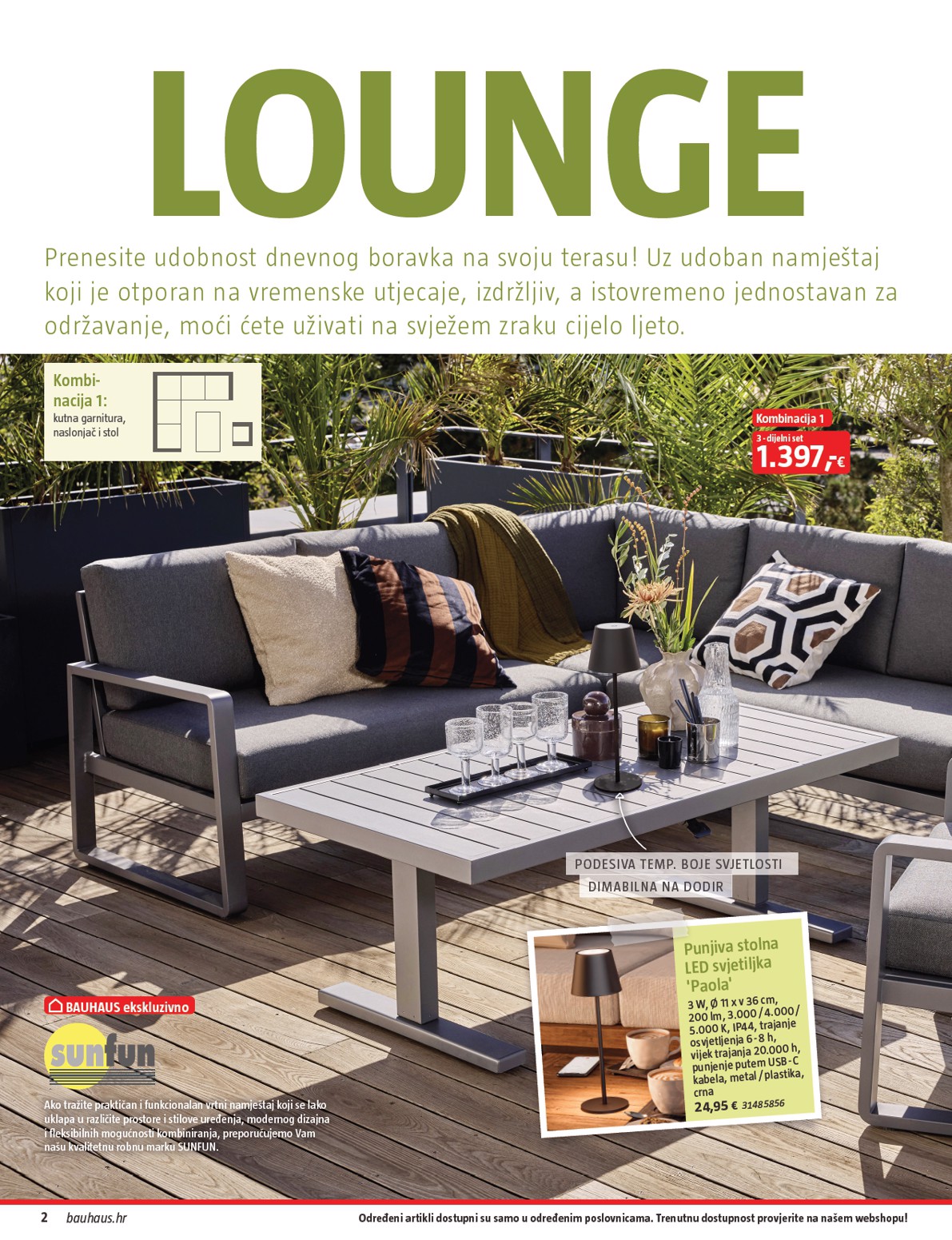 bauhaus - Prelistajte katalog BAUHAUS - Vrtni namještaj 2026, vrijedi od 26.03.2026 do 30.06.2026 - page: 2