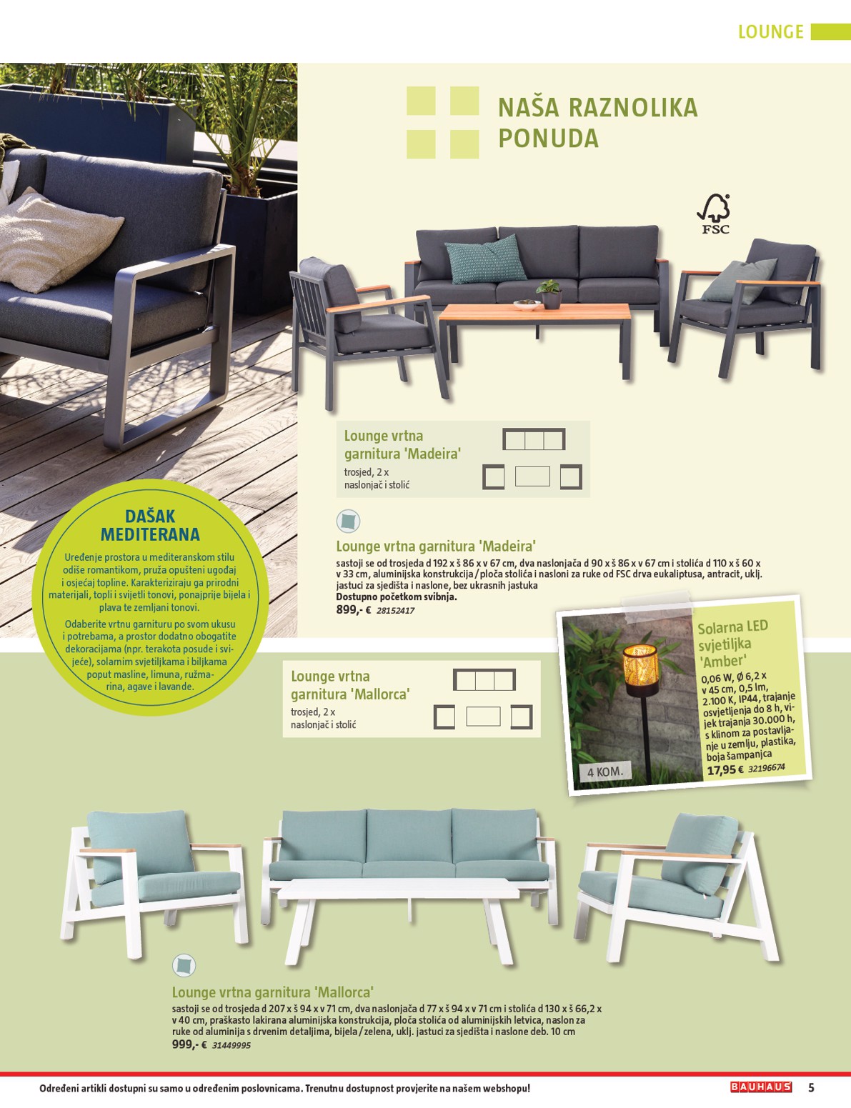 bauhaus - Prelistajte katalog BAUHAUS - Vrtni namještaj 2026, vrijedi od 26.03.2026 do 30.06.2026 - page: 5