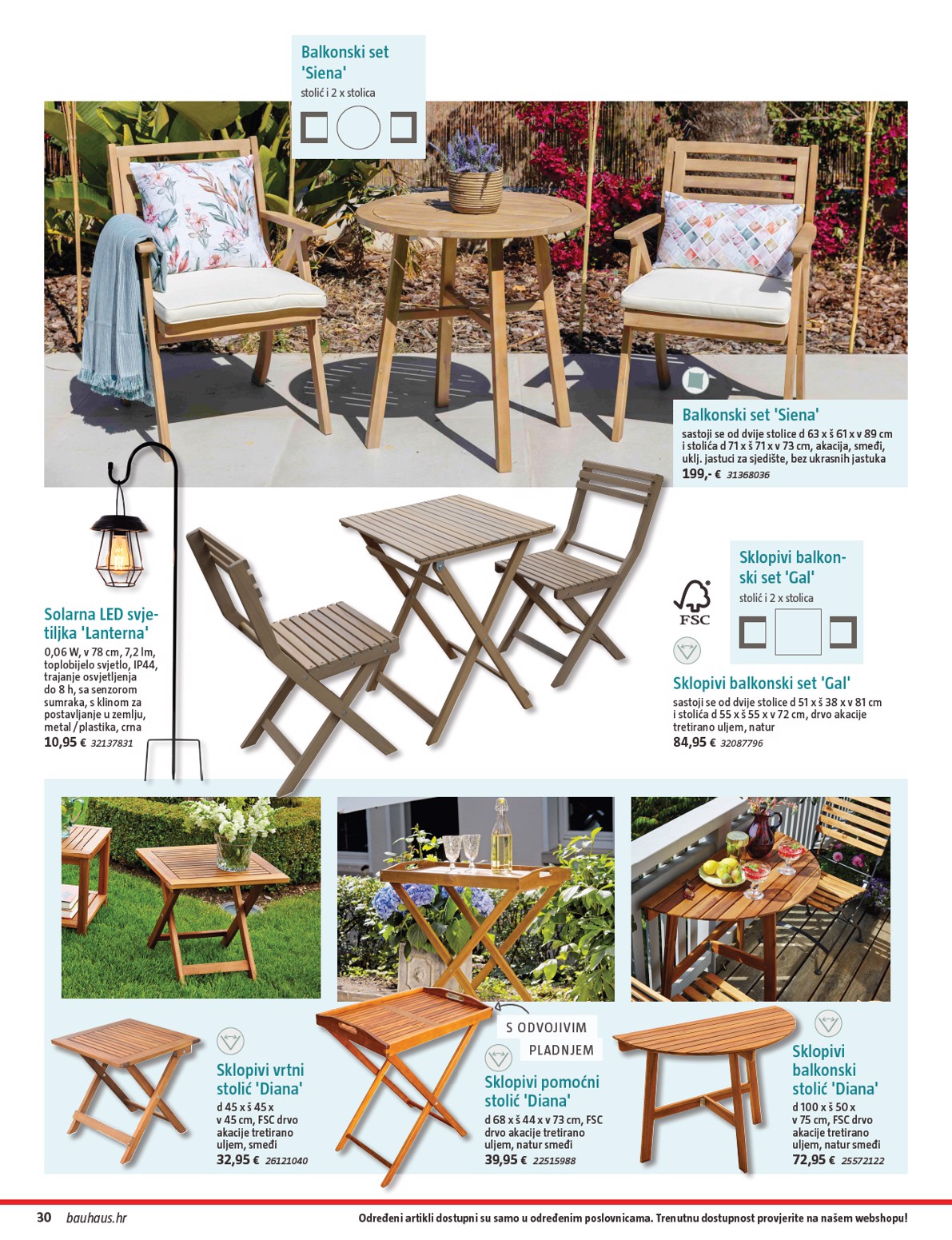 bauhaus - Prelistajte katalog BAUHAUS - Vrtni namještaj 2026, vrijedi od 26.03.2026 do 30.06.2026 - page: 30