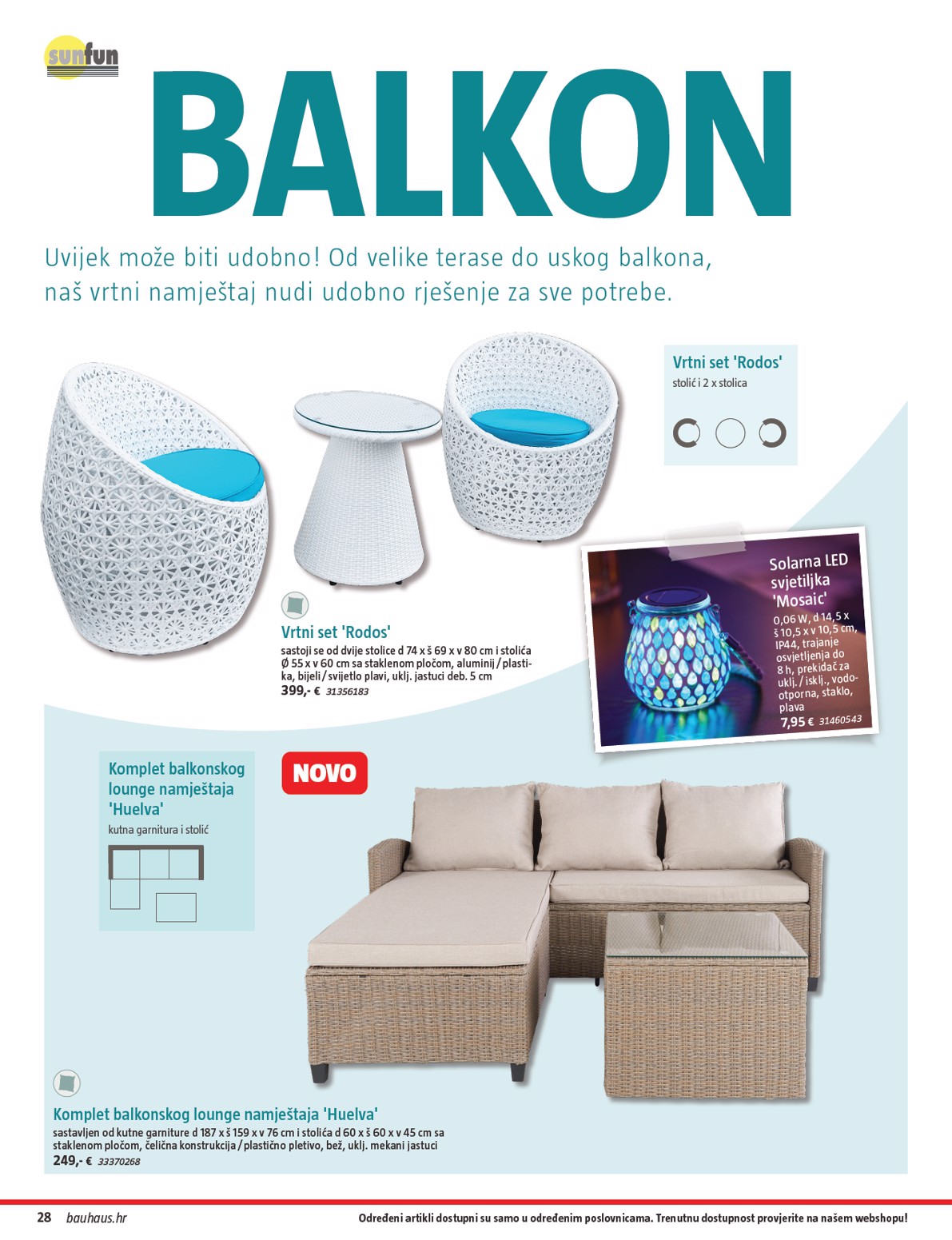 bauhaus - Prelistajte katalog BAUHAUS - Vrtni namještaj 2026, vrijedi od 26.03.2026 do 30.06.2026 - page: 28