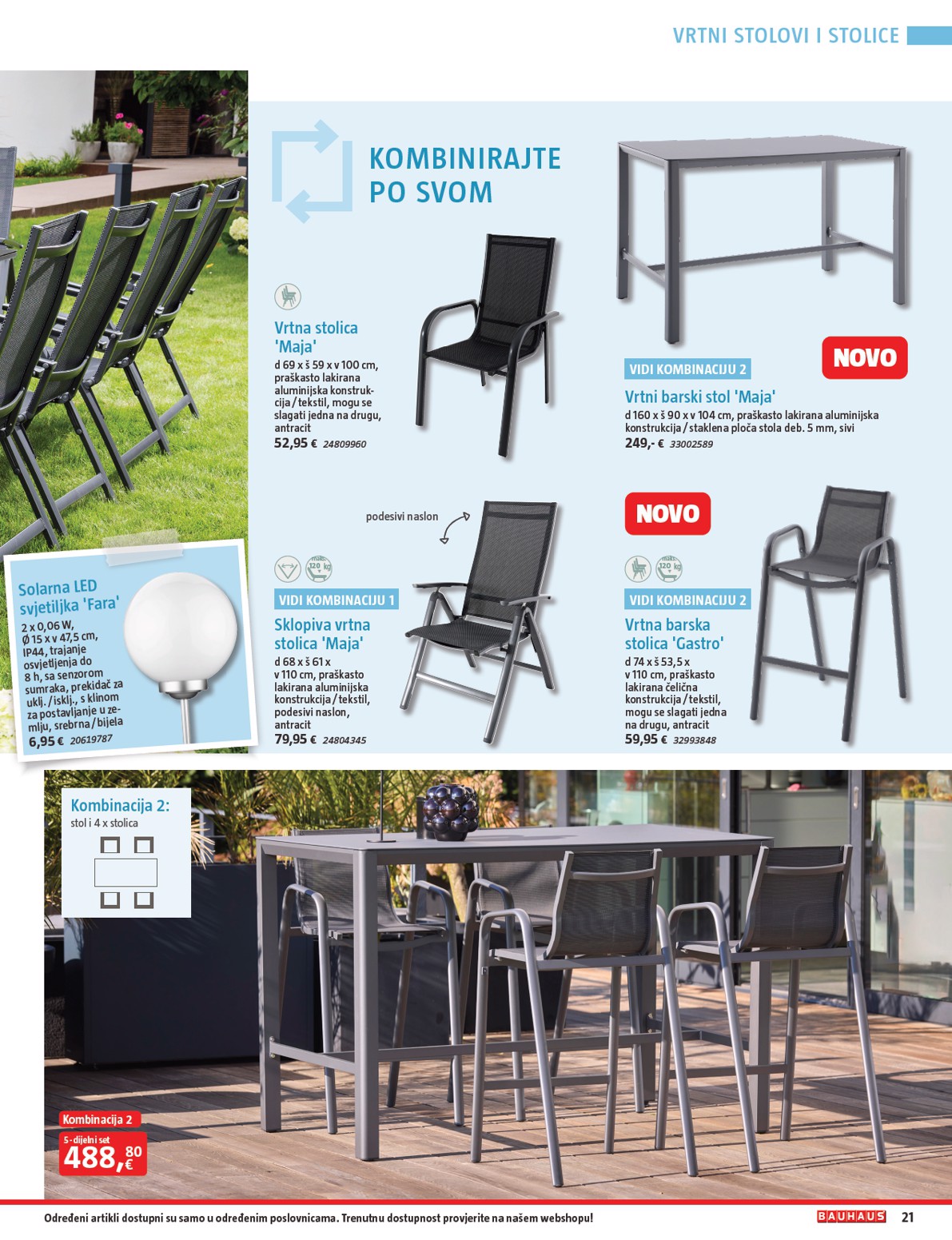 bauhaus - Prelistajte katalog BAUHAUS - Vrtni namještaj 2026, vrijedi od 26.03.2026 do 30.06.2026 - page: 21