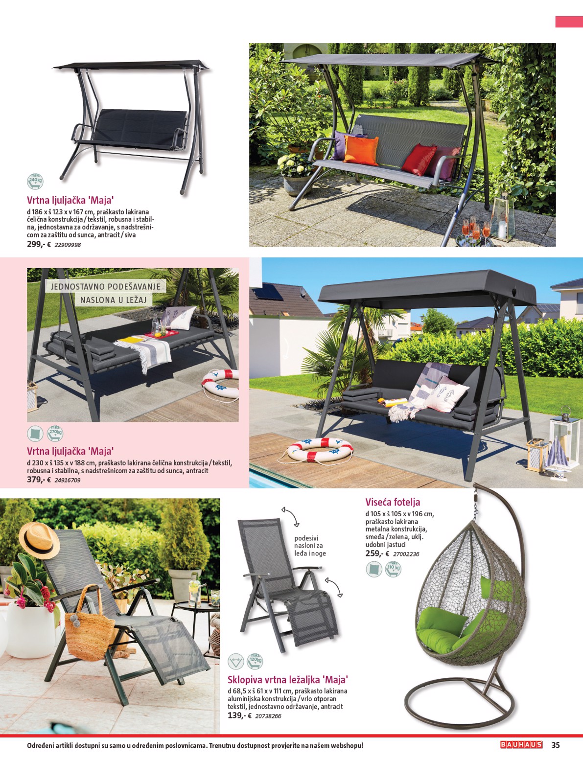 bauhaus - Prelistajte katalog BAUHAUS - Vrtni namještaj 2026, vrijedi od 26.03.2026 do 30.06.2026 - page: 35