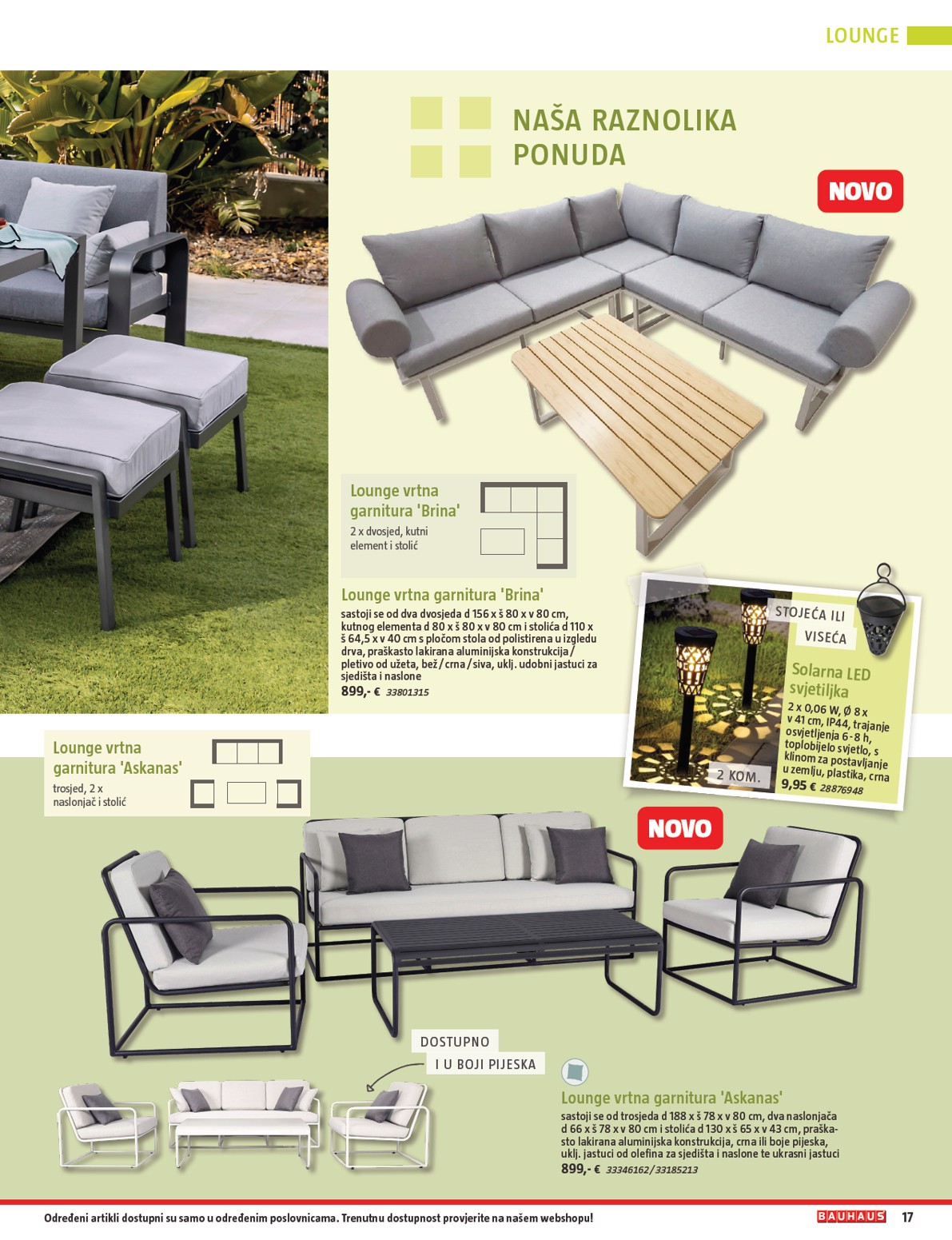 bauhaus - Prelistajte katalog BAUHAUS - Vrtni namještaj 2026, vrijedi od 26.03.2026 do 30.06.2026 - page: 17