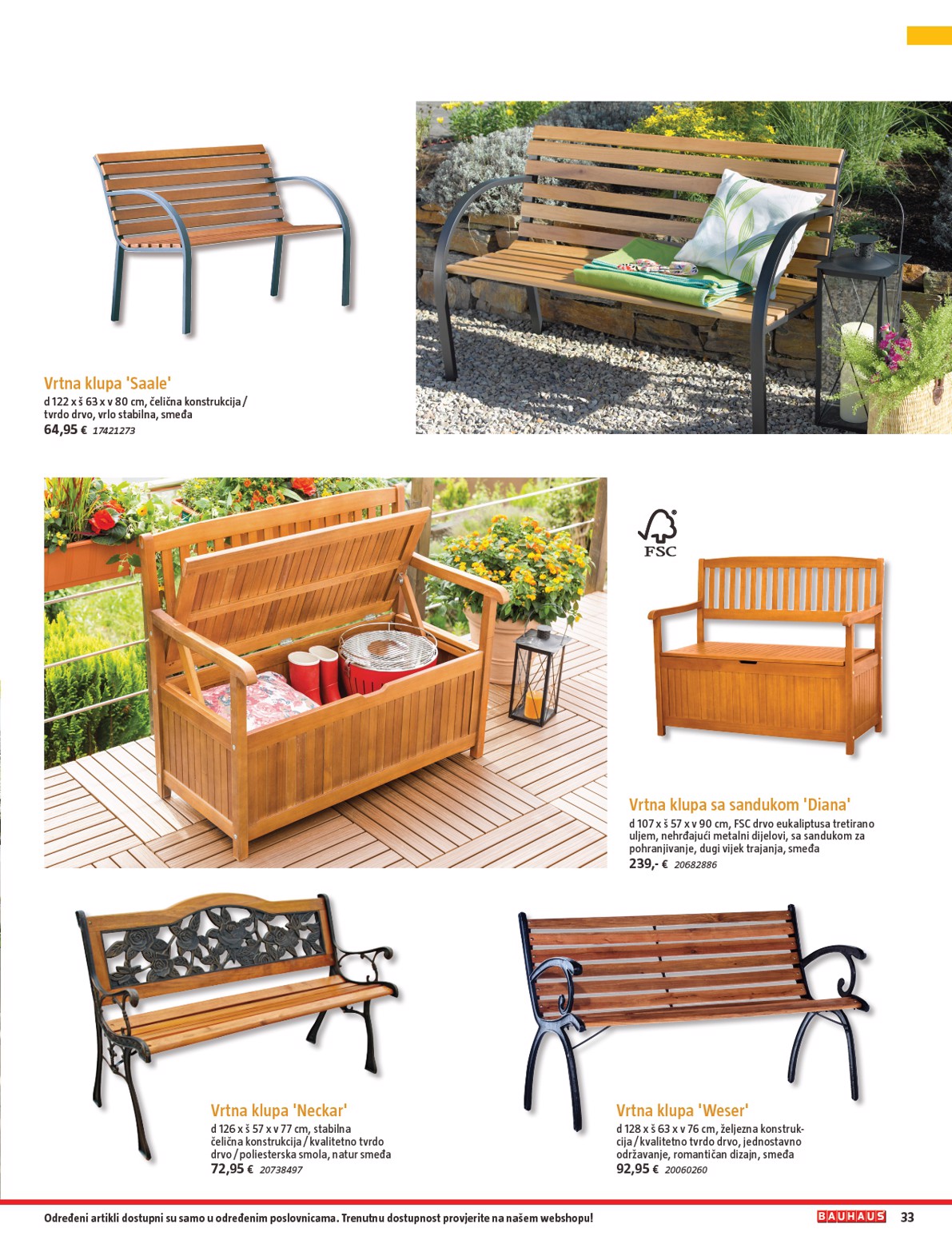 bauhaus - Prelistajte katalog BAUHAUS - Vrtni namještaj 2026, vrijedi od 26.03.2026 do 30.06.2026 - page: 33