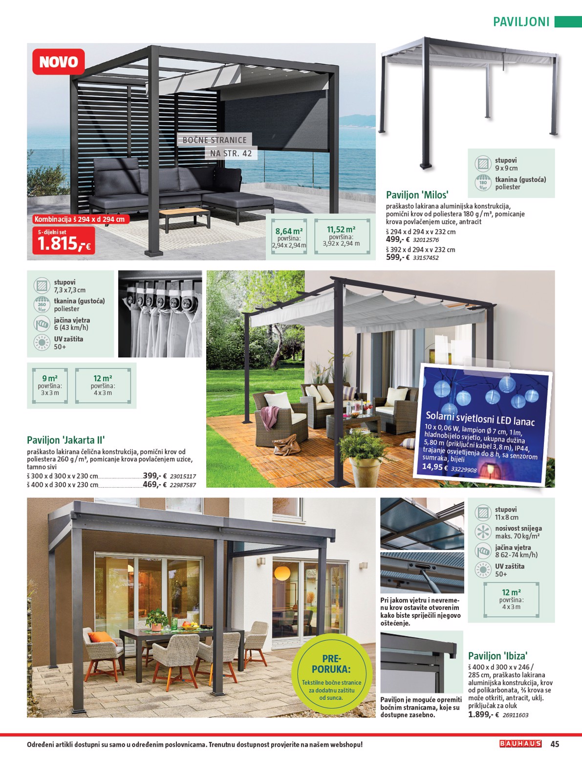 bauhaus - Prelistajte katalog BAUHAUS - Vrtni namještaj 2026, vrijedi od 26.03.2026 do 30.06.2026 - page: 45