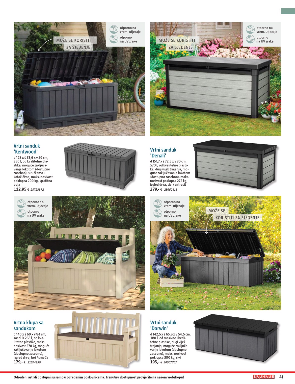 bauhaus - Prelistajte katalog BAUHAUS - Vrtni namještaj 2026, vrijedi od 26.03.2026 do 30.06.2026 - page: 41
