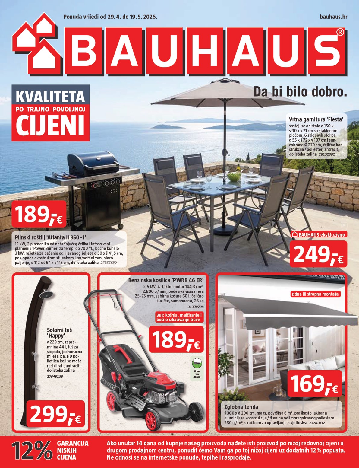 bauhaus - Aktualni BAUHAUS katalog vrijedi od srijede 29.04.2026 do utorka 19.05.2026 - page: 1