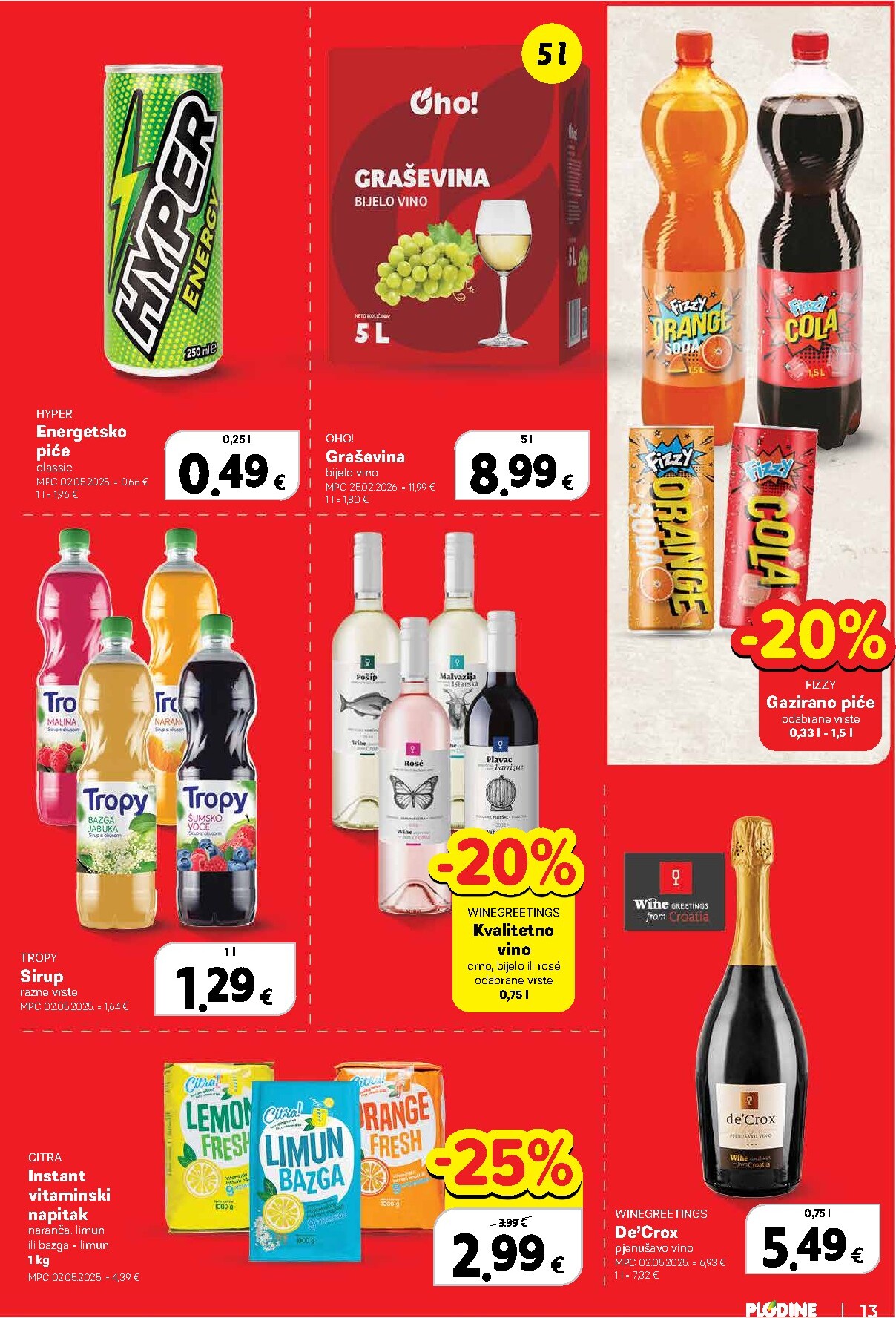 plodine - Novi Plodine katalog od srijede, 27.05.2026 do utorka, 02.06.2026 - page: 13