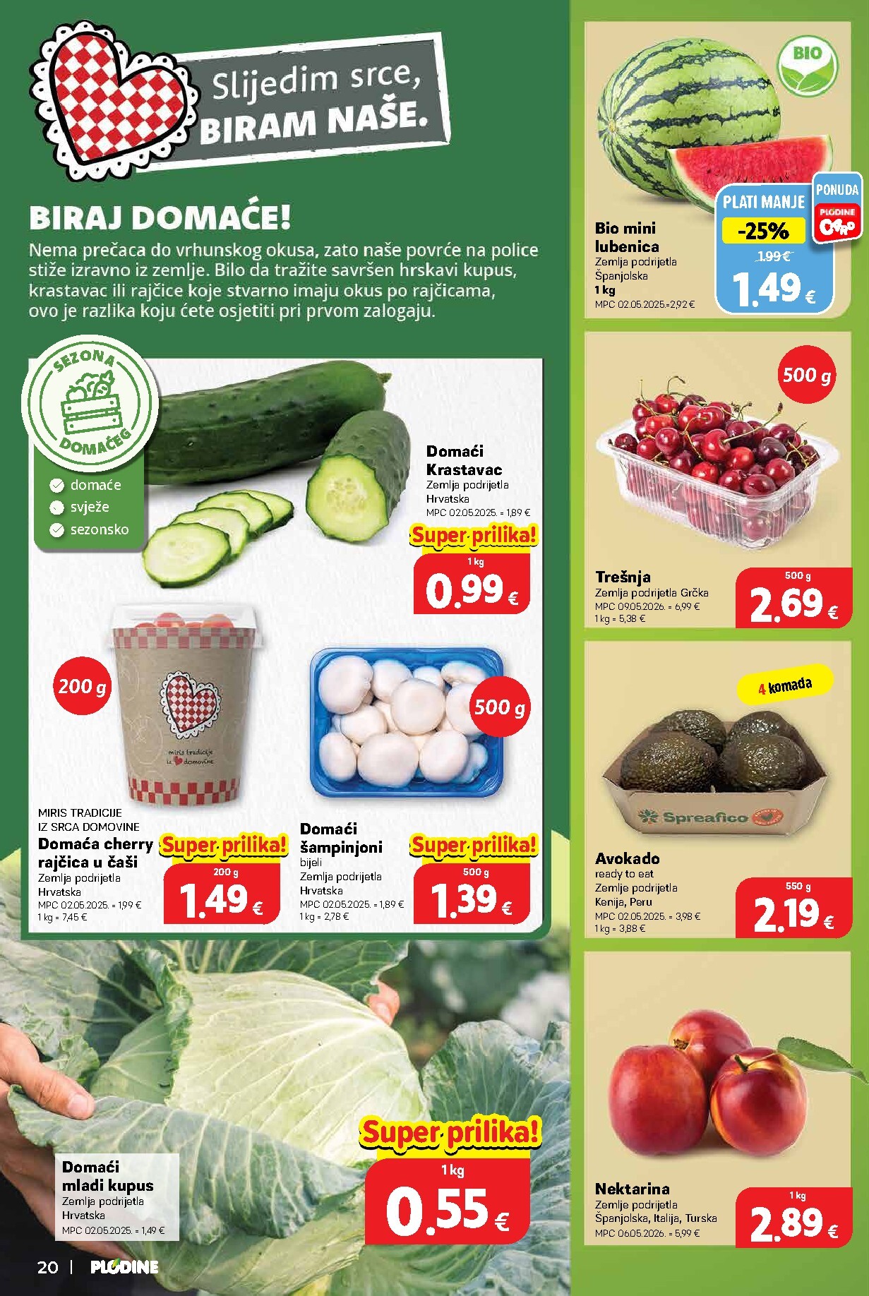 plodine - Novi Plodine katalog od srijede, 27.05.2026 do utorka, 02.06.2026 - page: 20