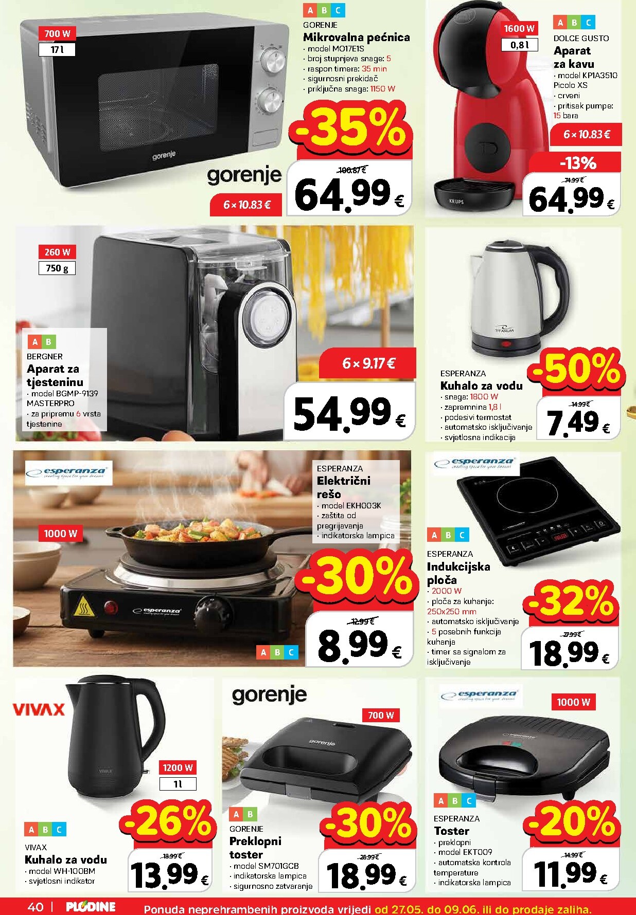 plodine - Novi Plodine katalog od srijede, 27.05.2026 do utorka, 02.06.2026 - page: 40