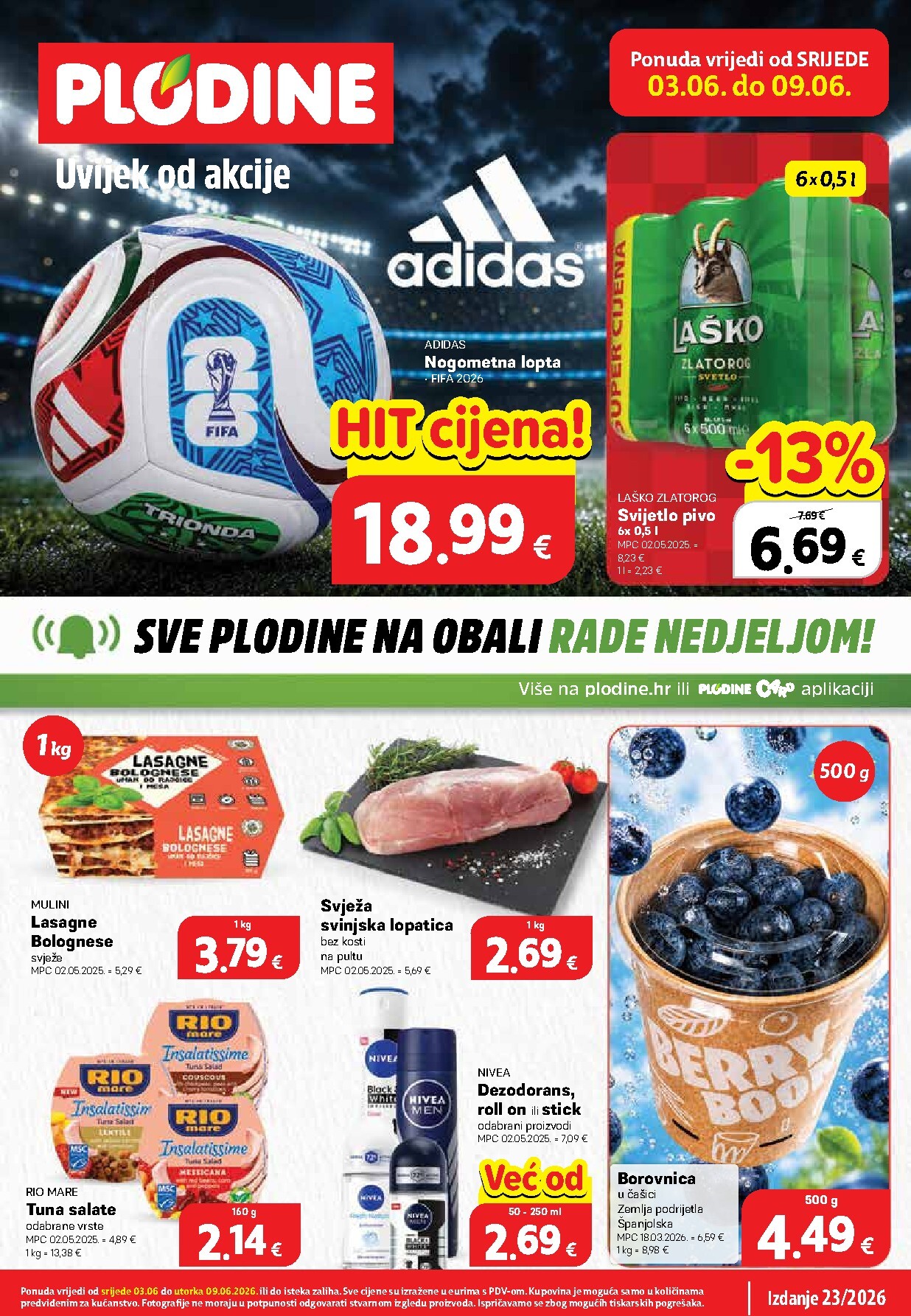plodine - Novi Plodine katalog od srijede, 03.06.2026 do utorka, 09.06.2026 - page: 1