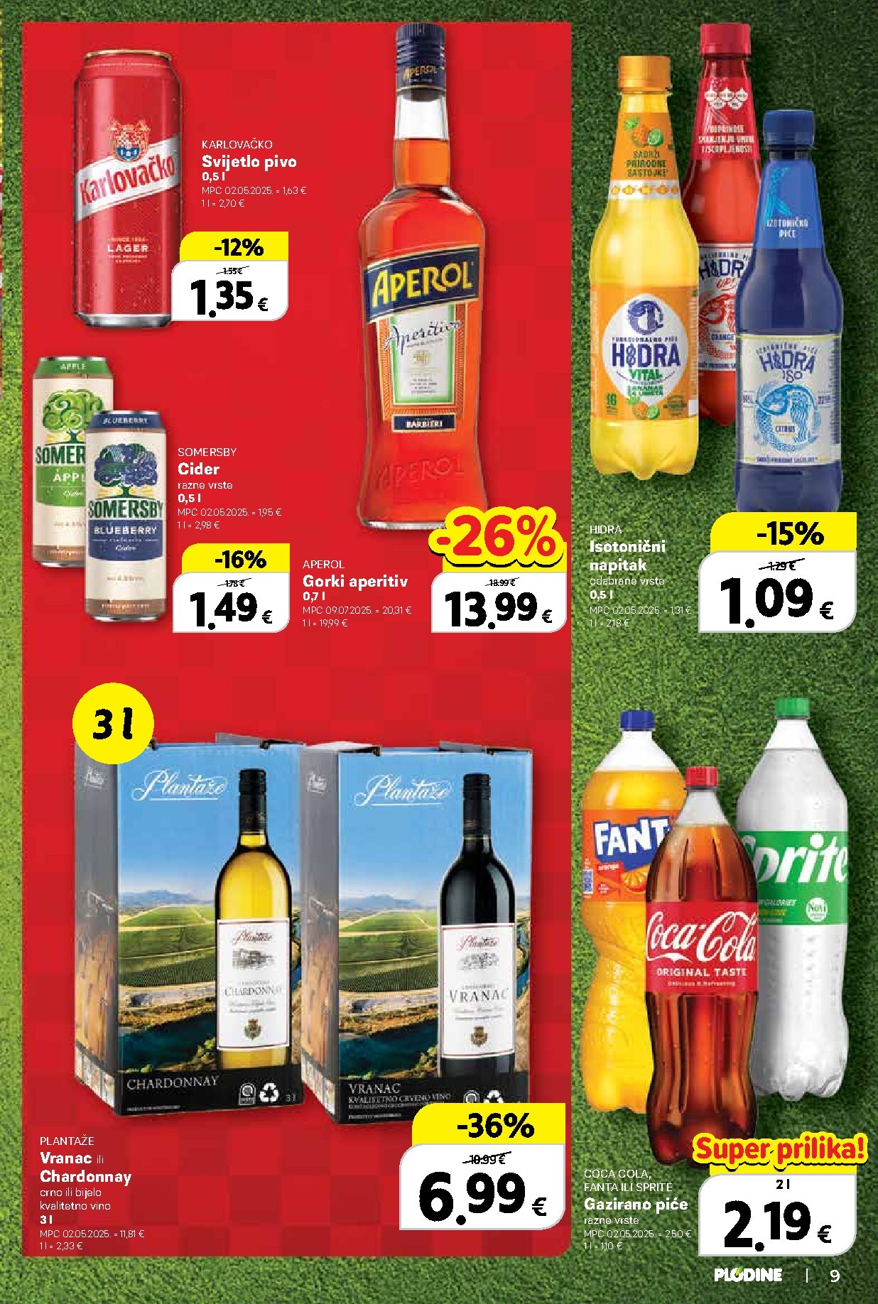 plodine - Aktualni katalog Plodine od srijede, 10.06.2026 do utorka, 16.06.2026 - page: 9