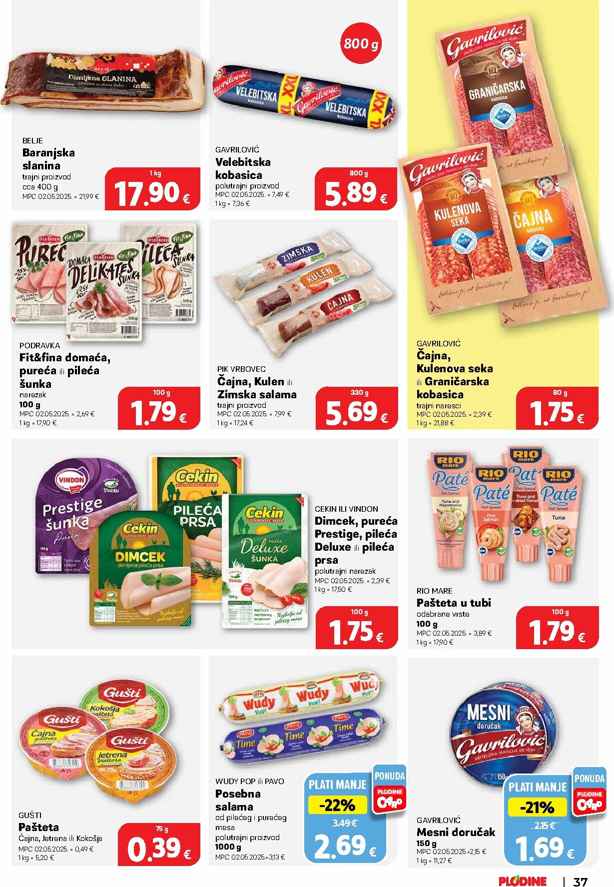 plodine - Novi Plodine - Otvorenje Knin katalog od četvrtka, 18.06.2026 do utorka, 23.06.2026 - page: 37