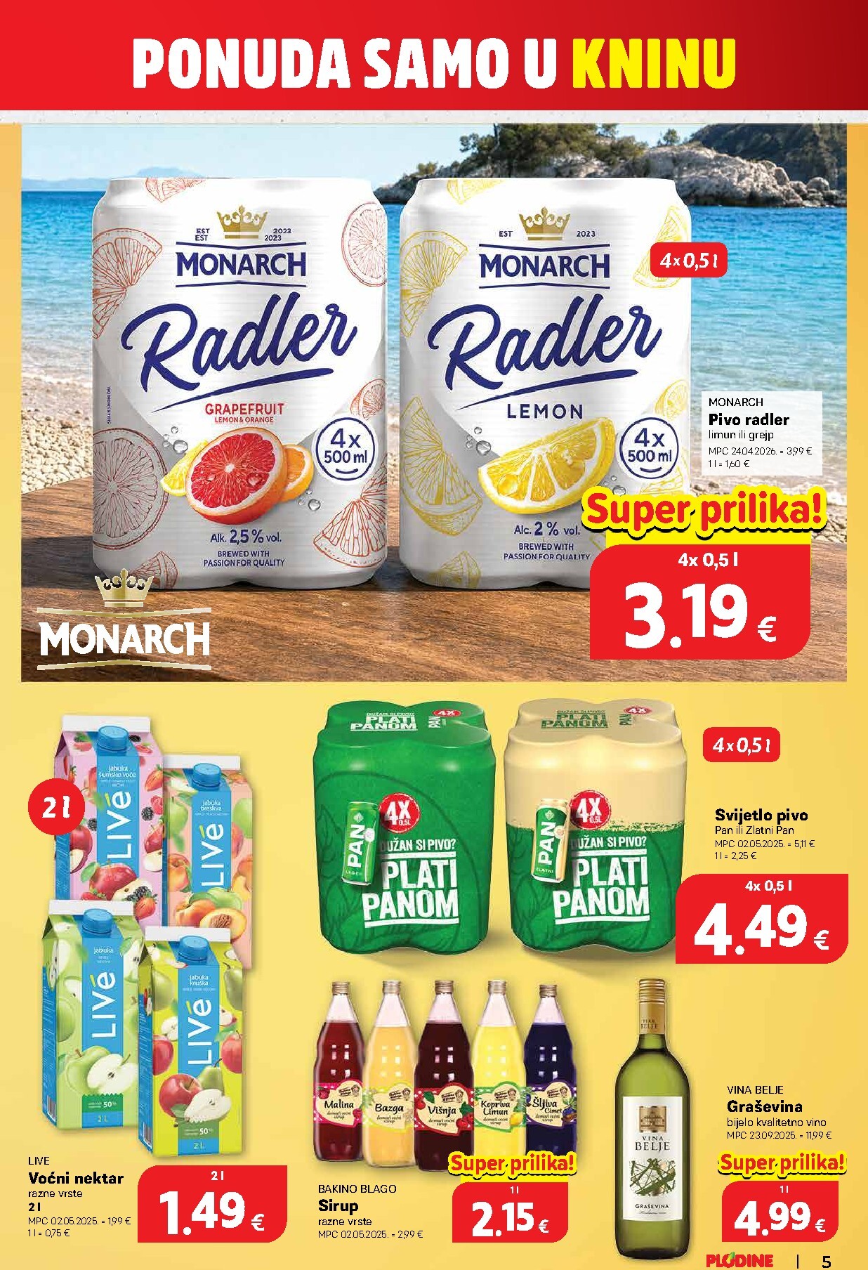 plodine - Novi Plodine - Otvorenje Knin katalog od četvrtka, 18.06.2026 do utorka, 23.06.2026 - page: 5