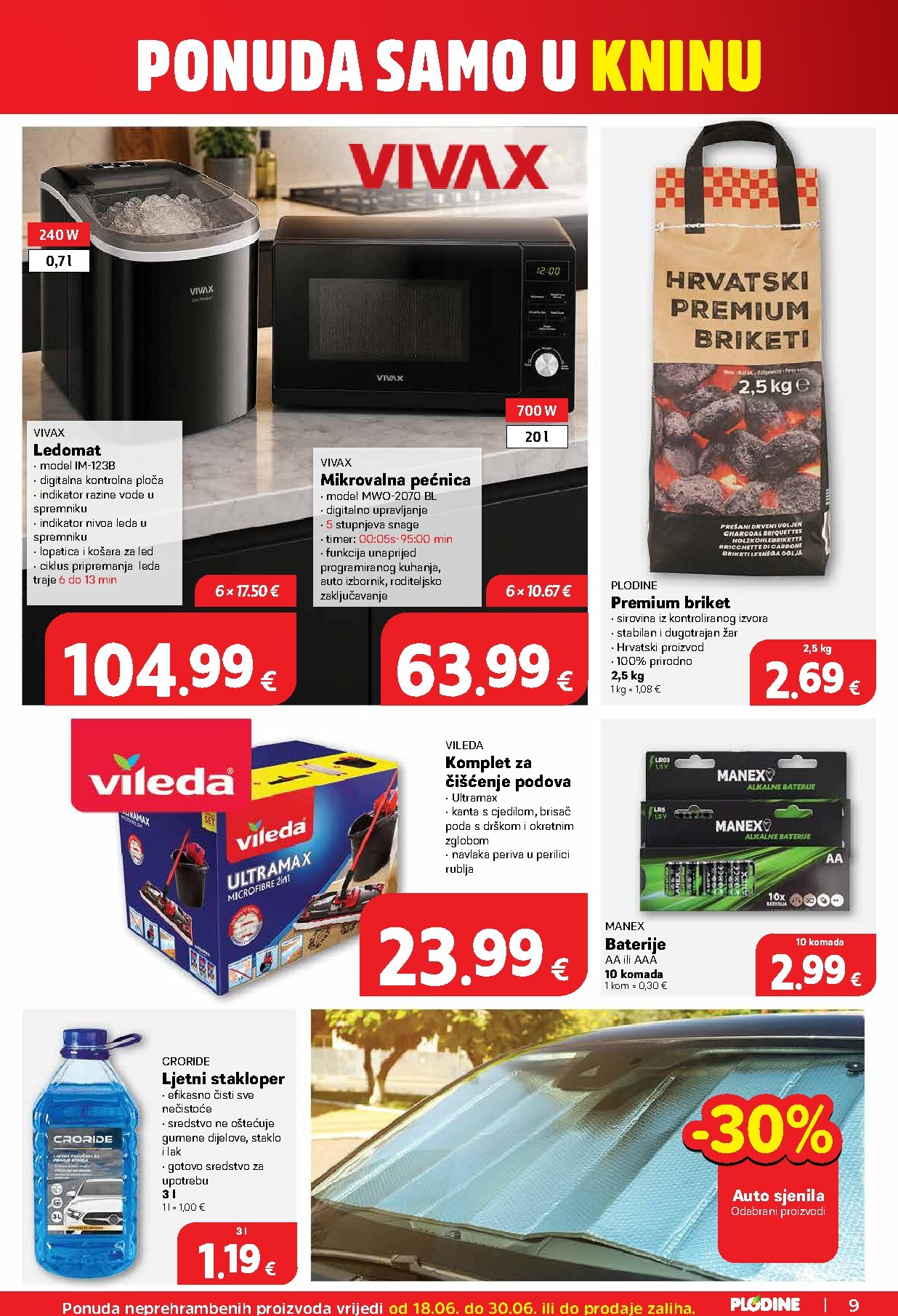 plodine - Novi Plodine - Otvorenje Knin katalog od četvrtka, 18.06.2026 do utorka, 23.06.2026 - page: 9