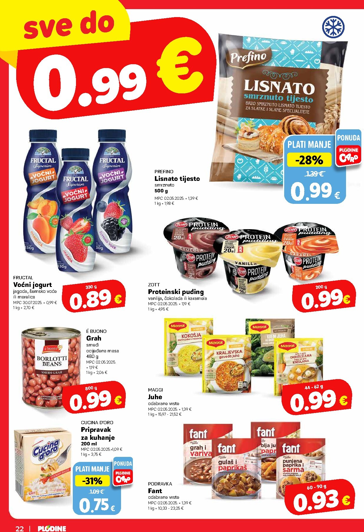 plodine - Novi Plodine - Otvorenje Knin katalog od četvrtka, 18.06.2026 do utorka, 23.06.2026 - page: 22