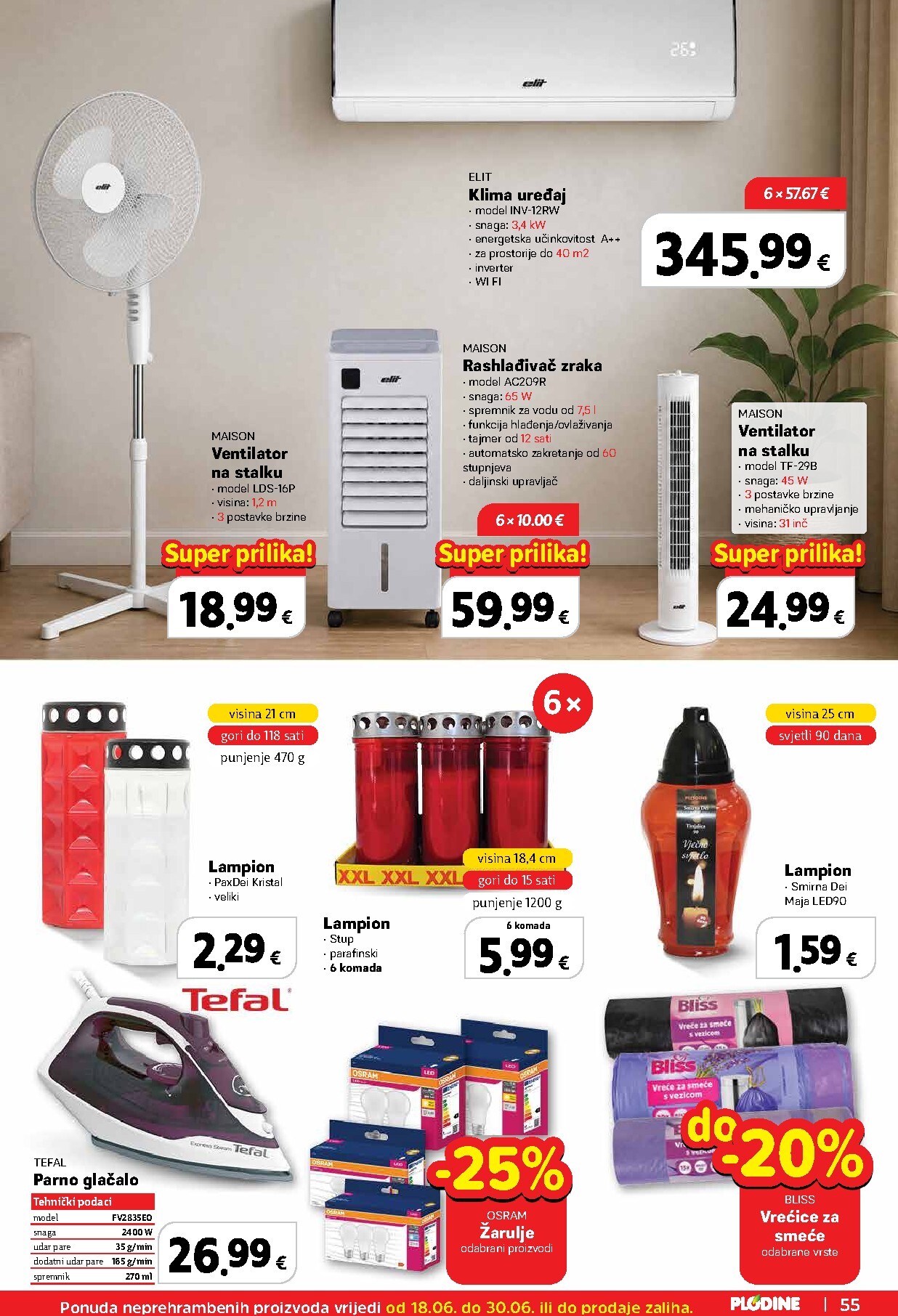 plodine - Novi Plodine - Otvorenje Knin katalog od četvrtka, 18.06.2026 do utorka, 23.06.2026 - page: 55