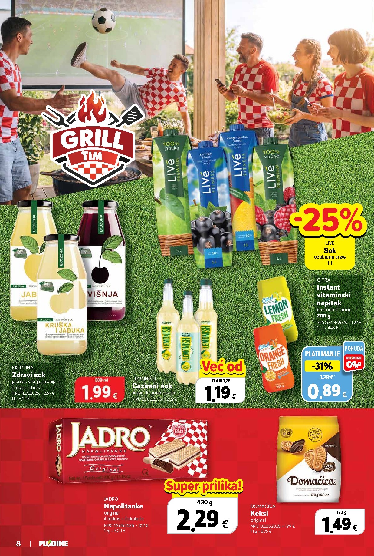 plodine - Aktualni katalog Plodine od srijede, 17.06.2026 do utorka, 23.06.2026 - page: 8