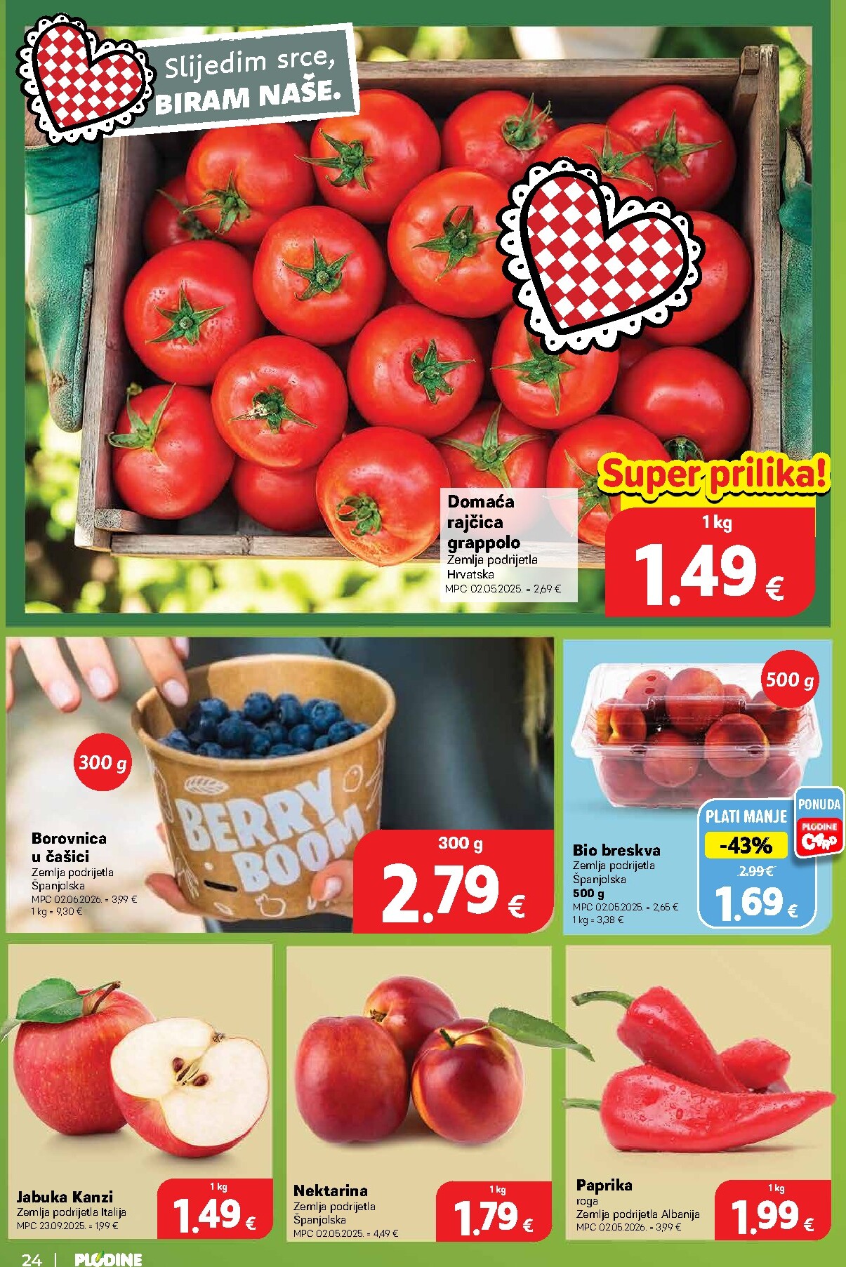 plodine - Aktualni katalog Plodine od srijede, 17.06.2026 do utorka, 23.06.2026 - page: 24