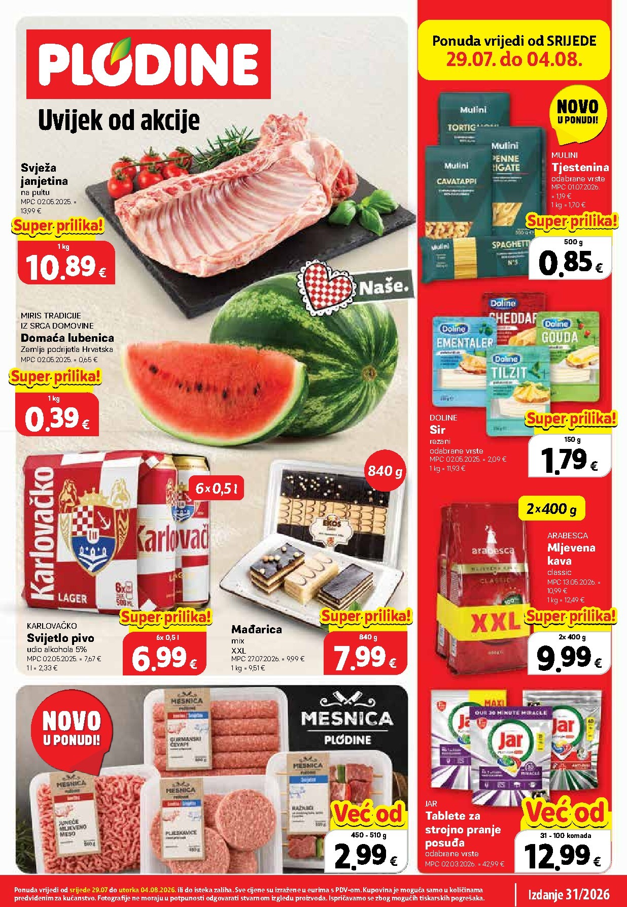 plodine - Novi Plodine katalog od srijede, 29.07.2026 do utorka, 04.08.2026 - page: 1