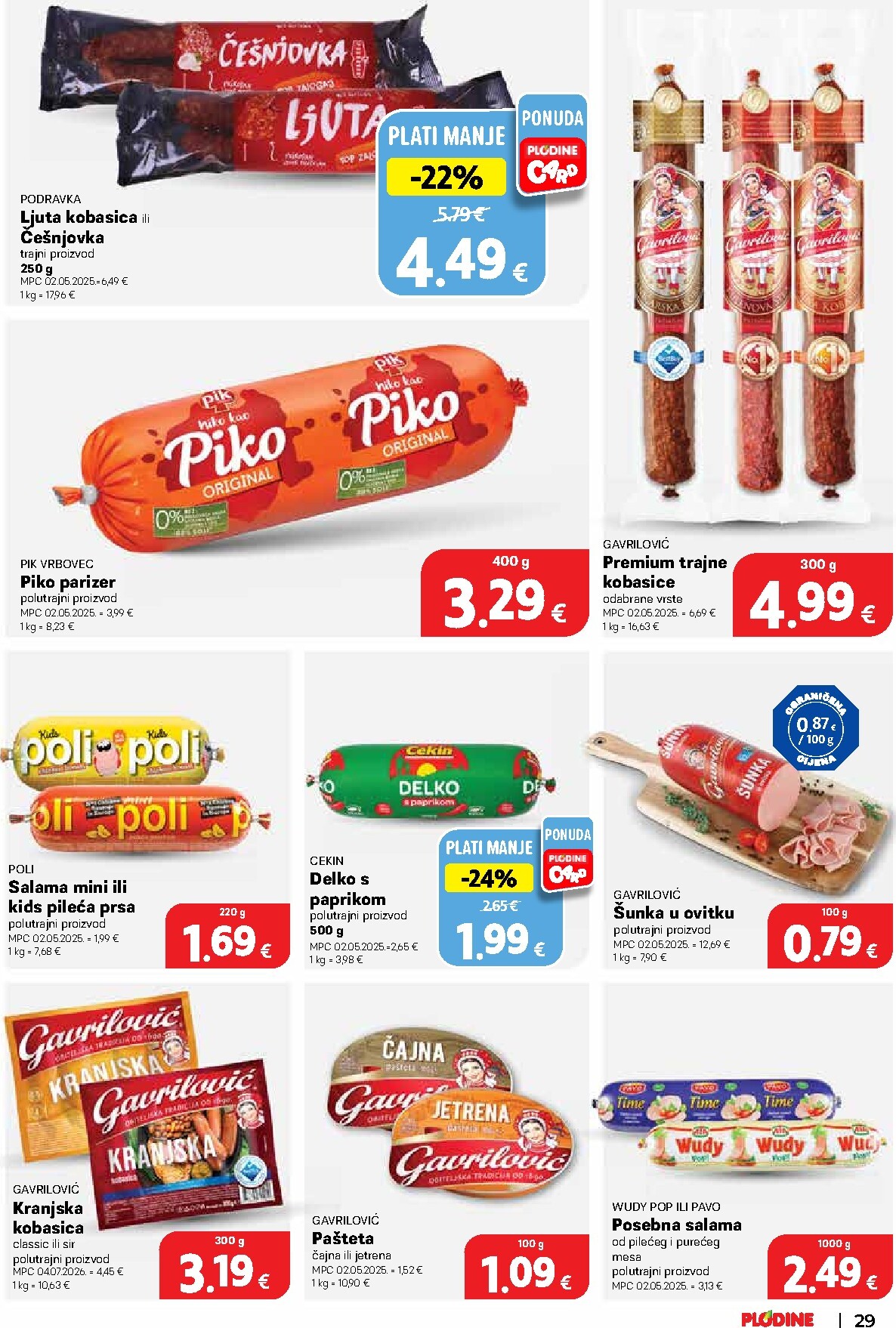 plodine - Aktualni katalog Plodine od srijede, 12.08.2026 do utorka, 18.08.2026 - page: 29