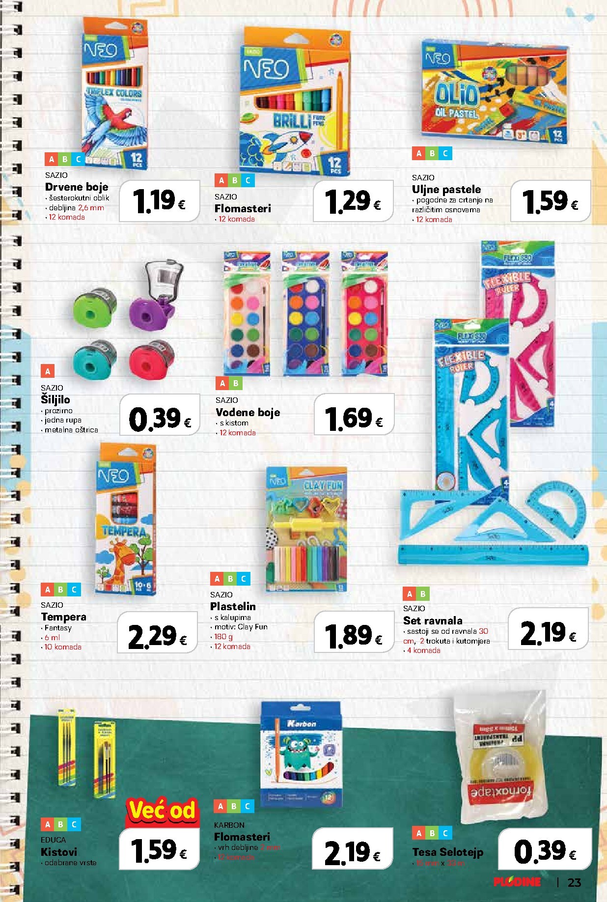 plodine - Aktualni katalog Plodine - Škola od četvrtka, 13.08.2026 do srijede, 23.09.2026 - page: 23