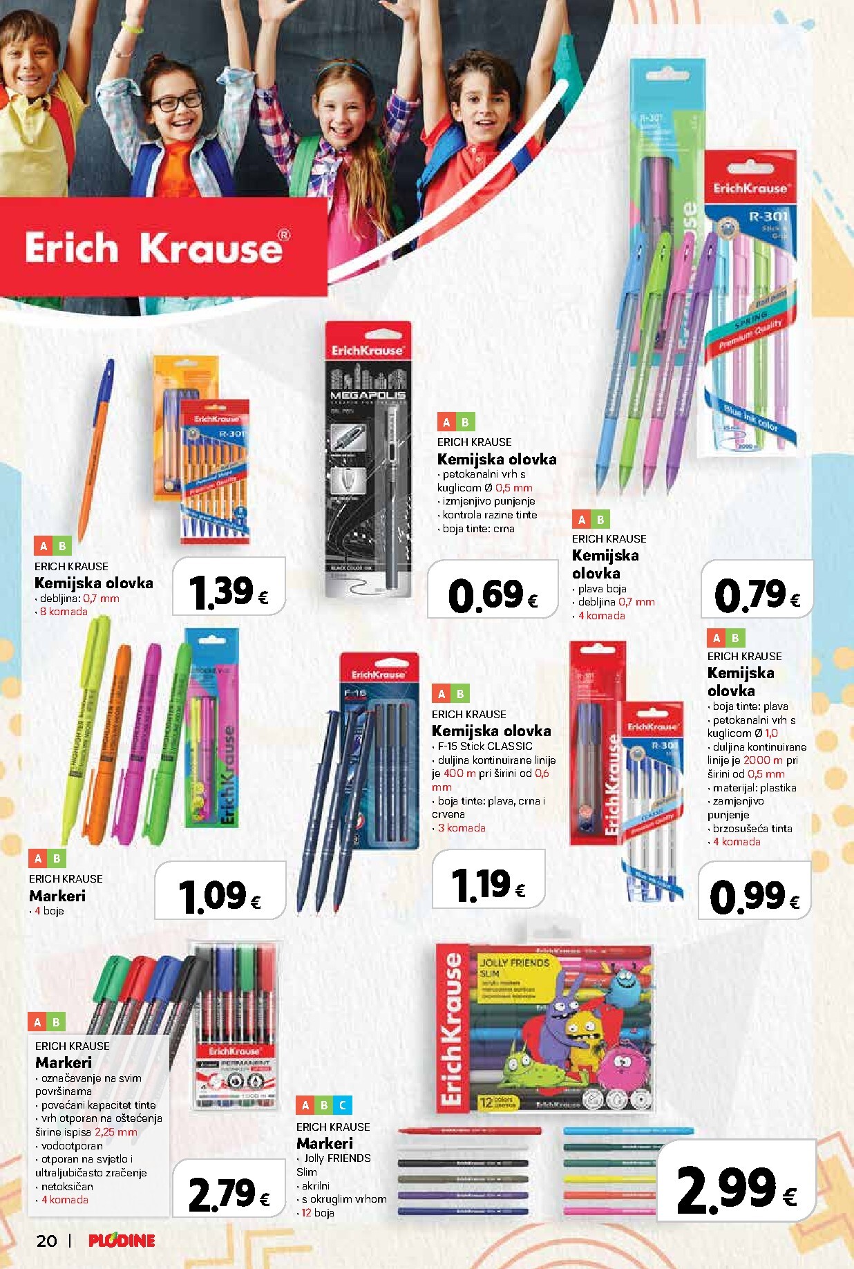 plodine - Aktualni katalog Plodine - Škola od četvrtka, 13.08.2026 do srijede, 23.09.2026 - page: 20