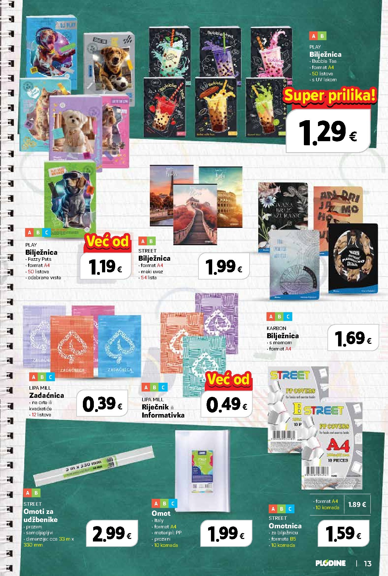 plodine - Aktualni katalog Plodine - Škola od četvrtka, 13.08.2026 do srijede, 23.09.2026 - page: 13