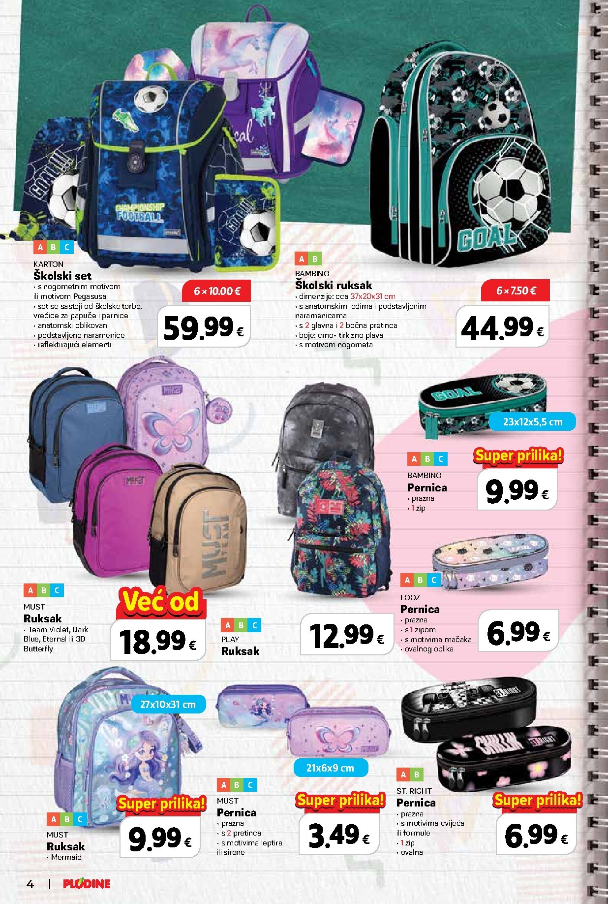 plodine - Aktualni katalog Plodine - Škola od četvrtka, 13.08.2026 do srijede, 23.09.2026 - page: 4