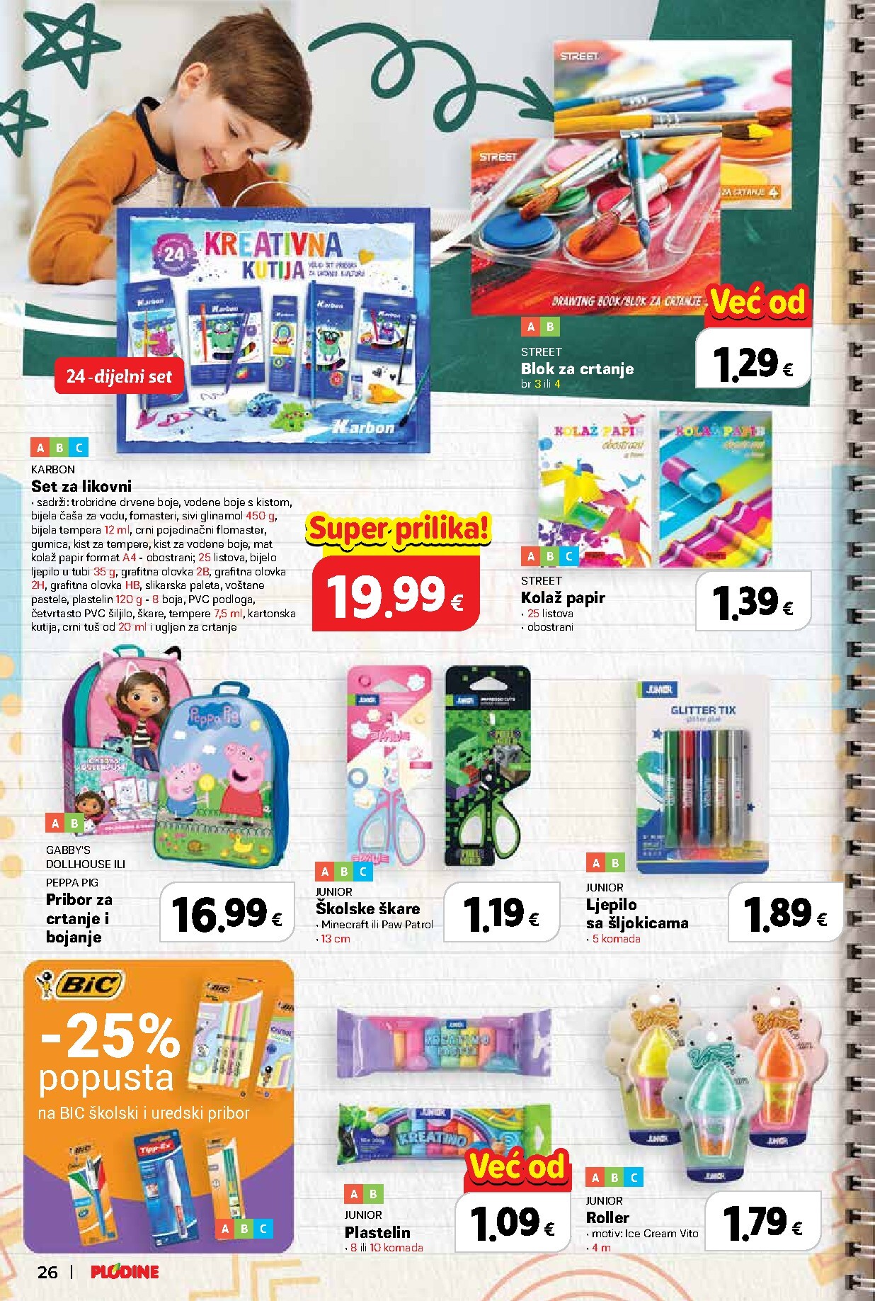 plodine - Aktualni katalog Plodine - Škola od četvrtka, 13.08.2026 do srijede, 23.09.2026 - page: 26