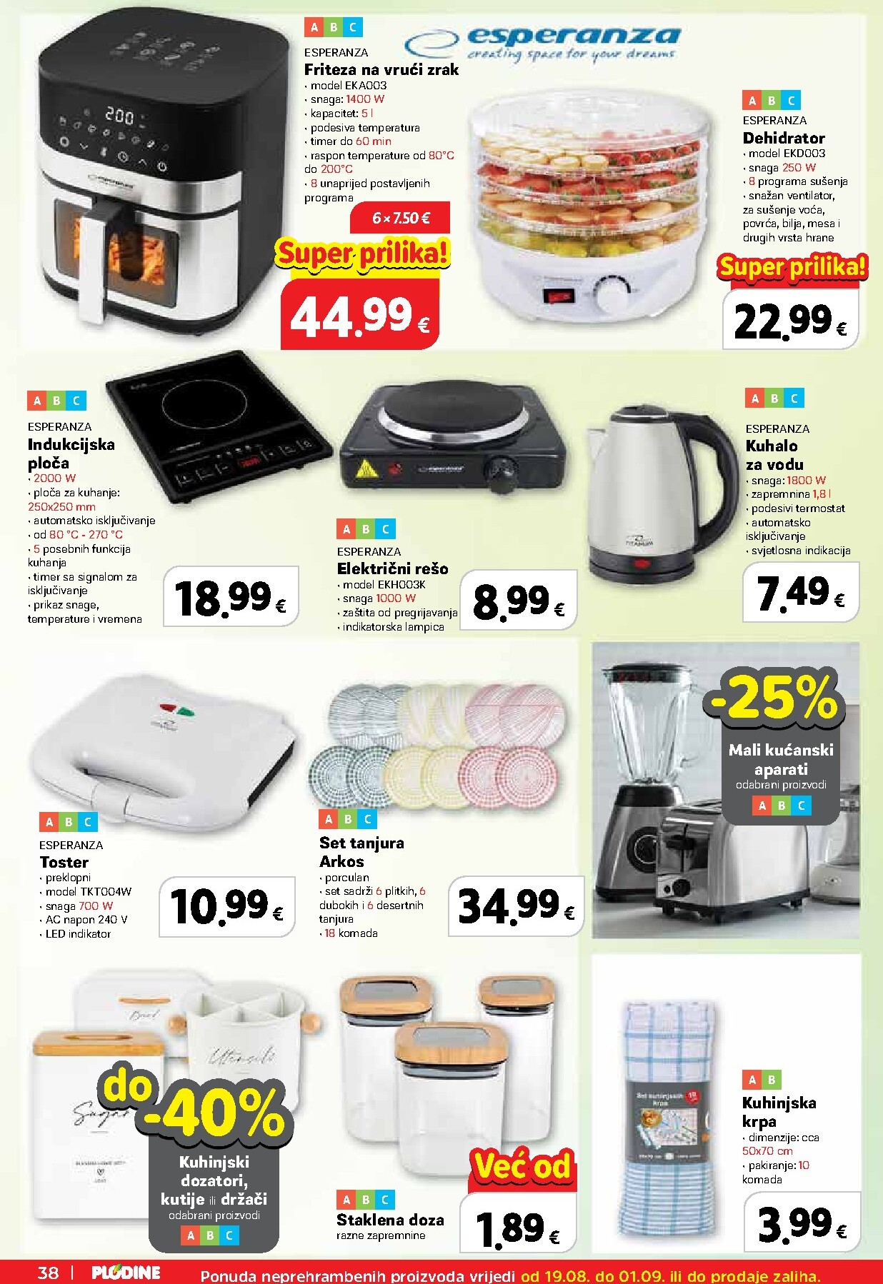 plodine - Novi Plodine katalog od srijede, 19.08.2026 do utorka, 25.08.2026 - page: 38
