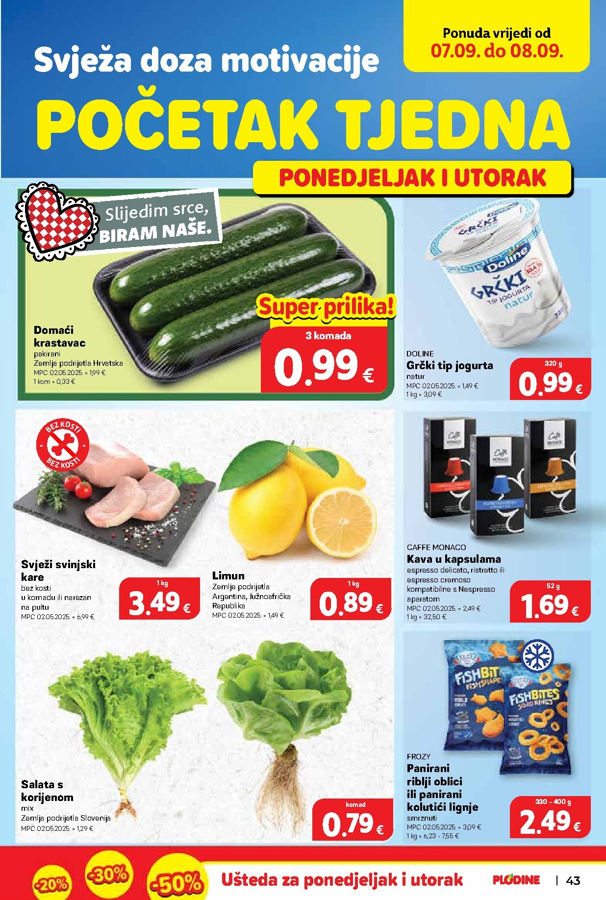plodine - Novi Plodine katalog od srijede, 02.09.2026 do utorka, 08.09.2026 - page: 43