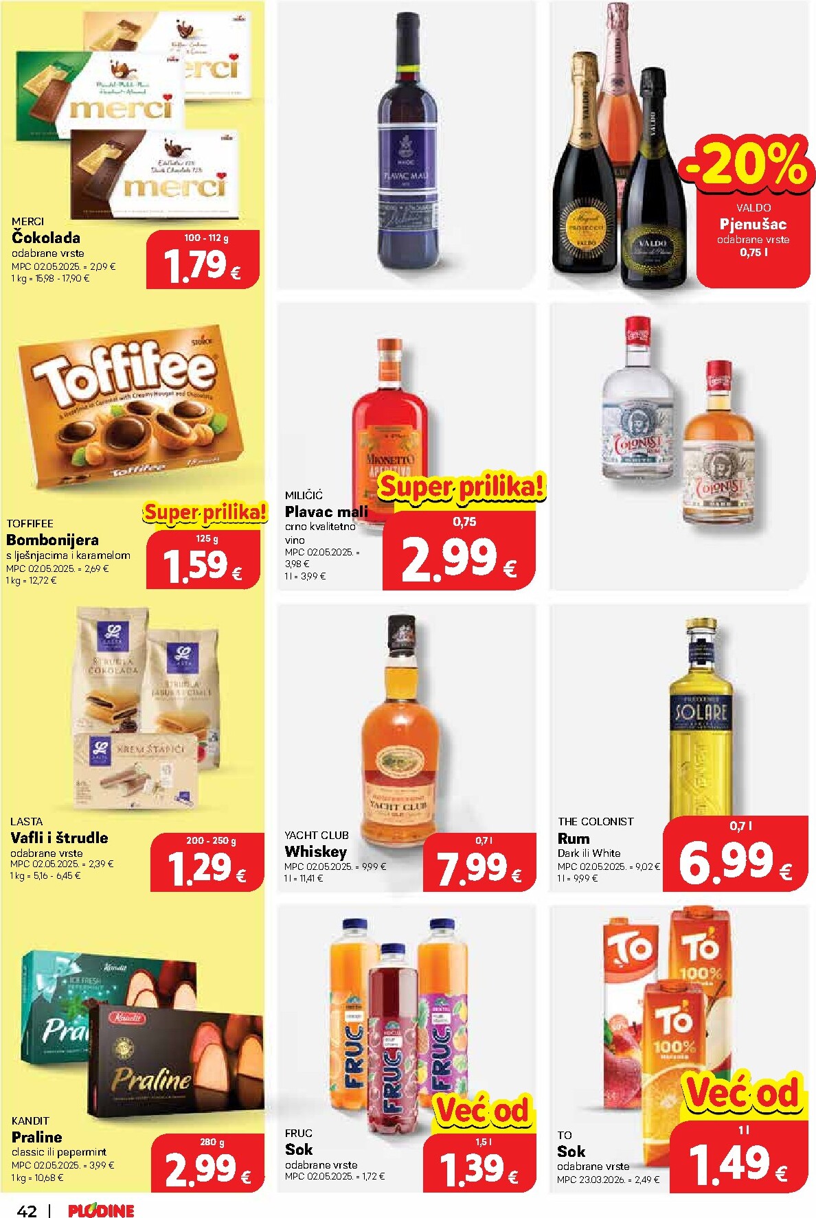 plodine - Novi Plodine - Vežica katalog od srijede, 02.09.2026 do utorka, 08.09.2026 - page: 42