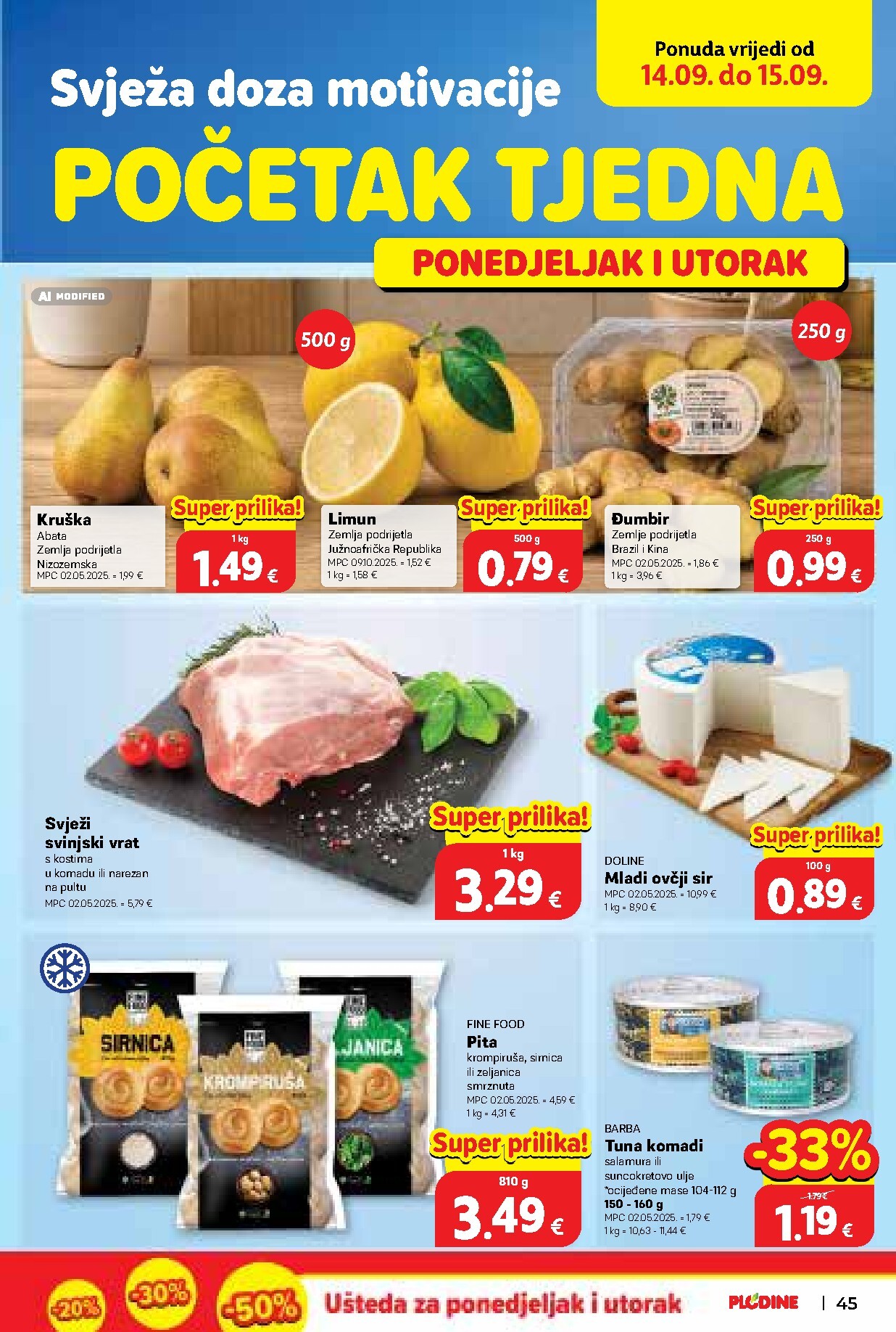 plodine - Novi Plodine katalog od srijede, 09.09.2026 do utorka, 15.09.2026 - page: 45